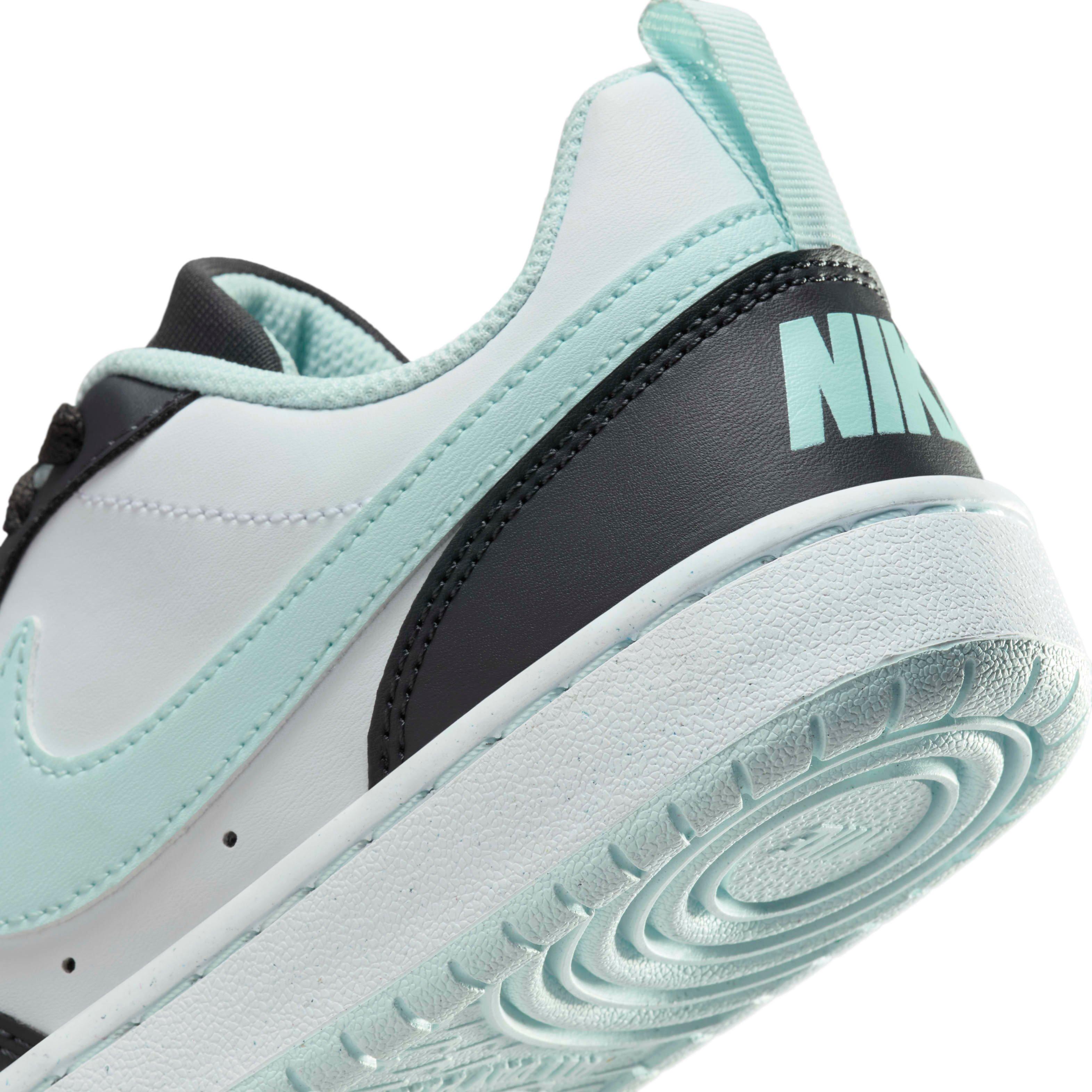 Nike Court Borough Low Recraft  Grade School Boys "Anthracite/White/Glacier Blue"' Shoe
