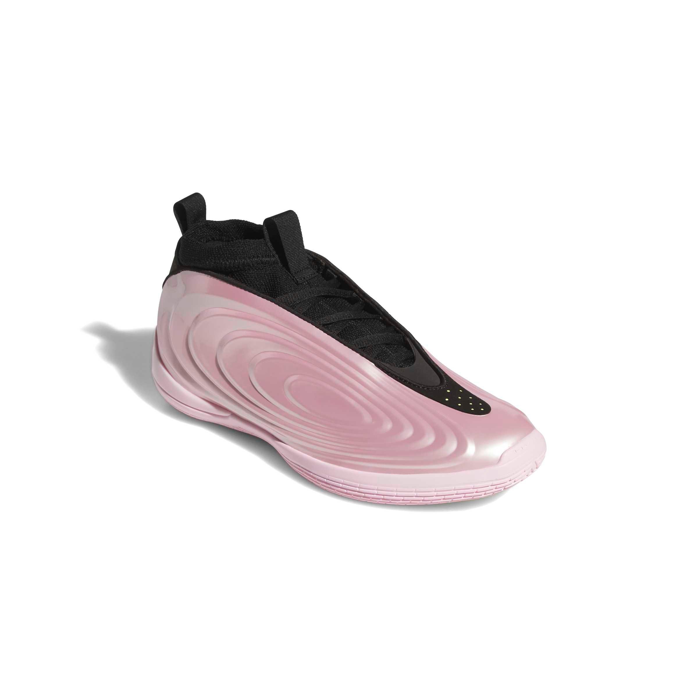 adidas Harden Volume 10 "Clear Pink/Core Black/Frozen Lemon" Men's Basketball Shoe - PINK/BLACK/LEMON Thumbnail View 3