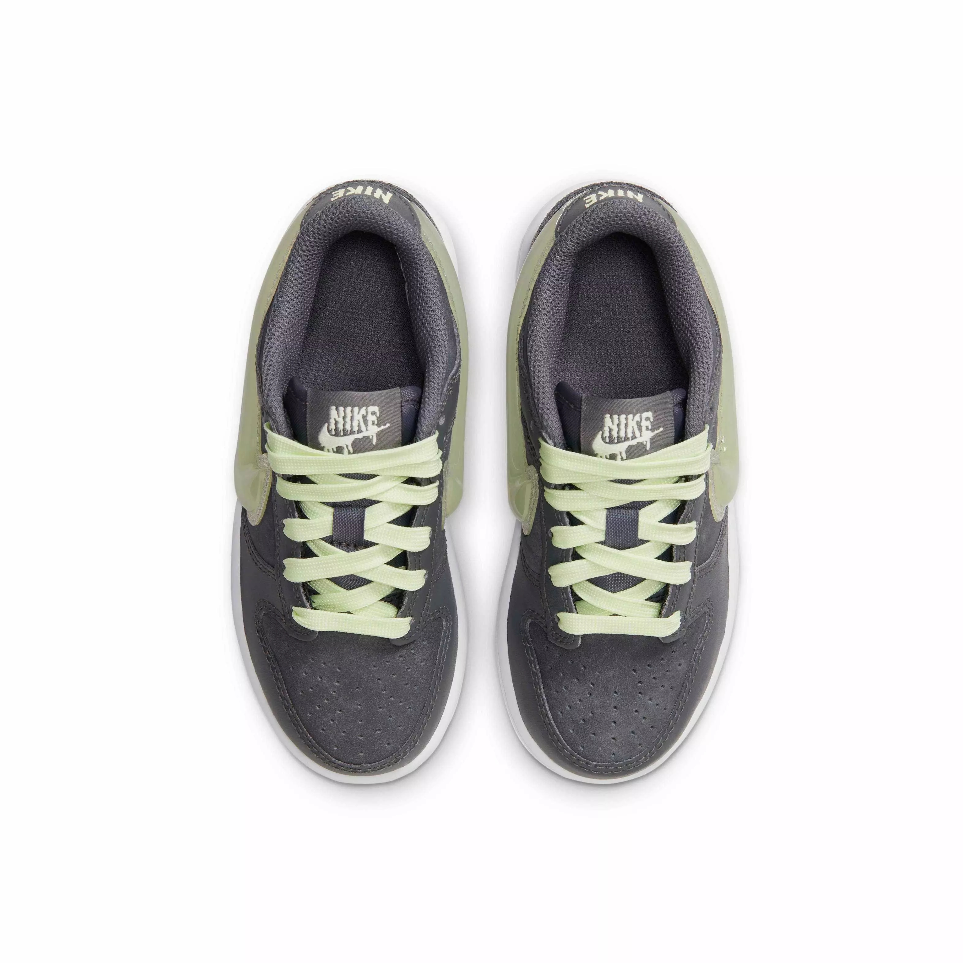 Nike Dunk Low "Iron Grey/Lime Ice/White/Cool Grey" Preschool Boys' Shoe - GREY/LIME/WHITE/GREY