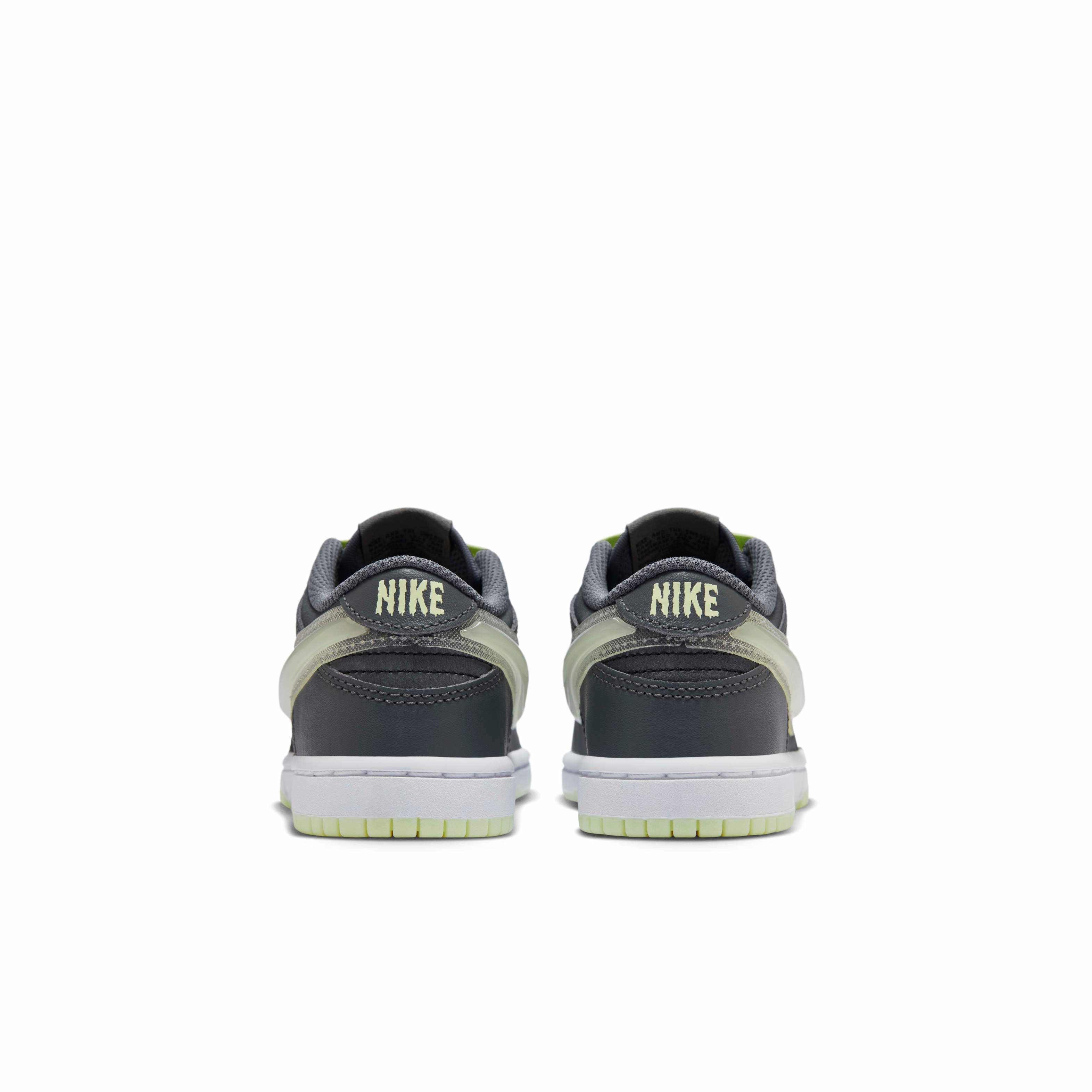 Nike Dunk Low "Iron Grey/Lime Ice/White/Cool Grey" Preschool Boys' Shoe - GREY/LIME/WHITE/GREY Thumbnail View 5