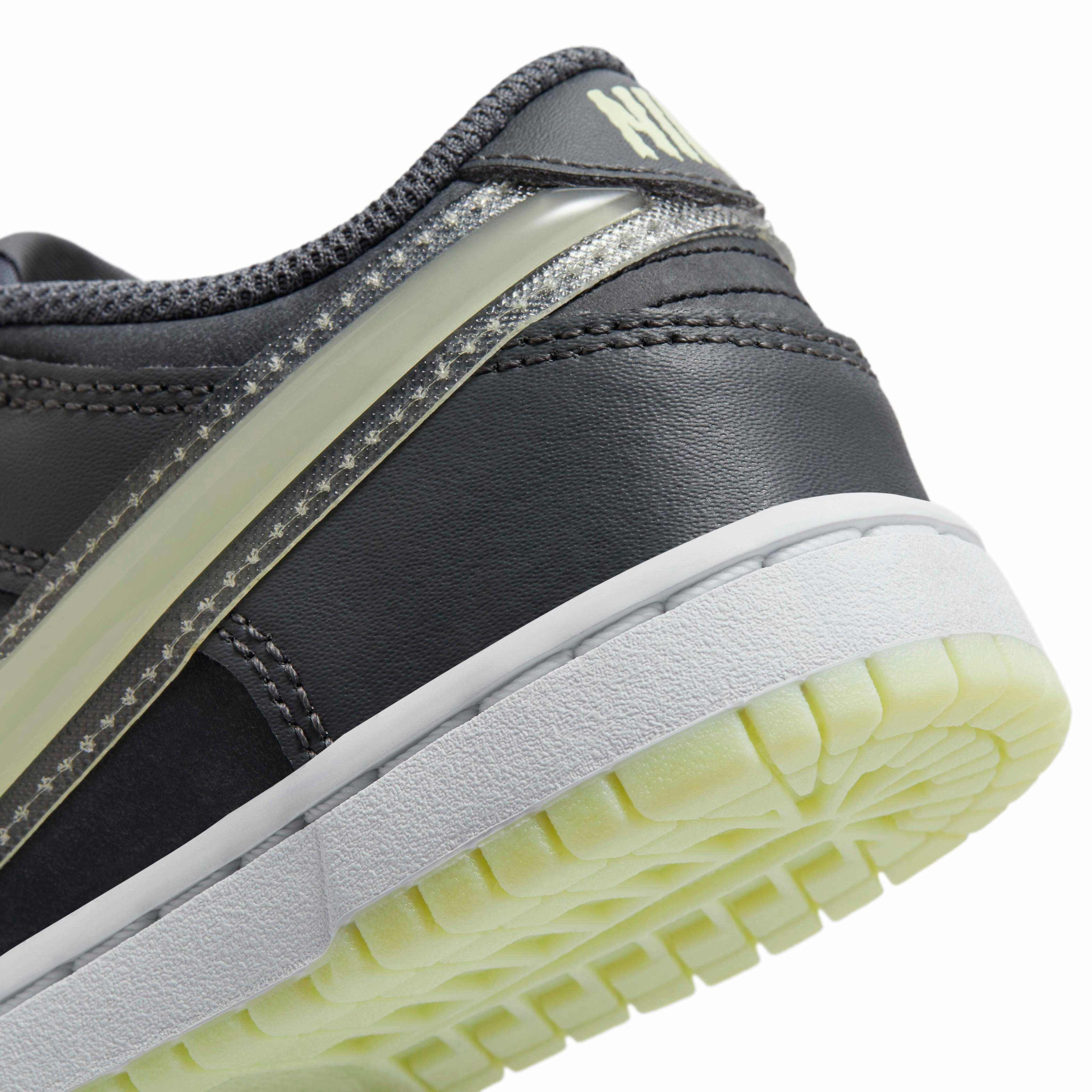 Nike Dunk Low "Iron Grey/Lime Ice/White/Cool Grey" Preschool Boys' Shoe - GREY/LIME/WHITE/GREY Thumbnail View 8
