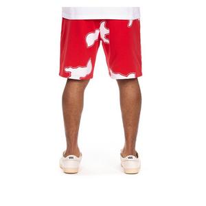 AKOO Men's Flocked Snobby Short - Red