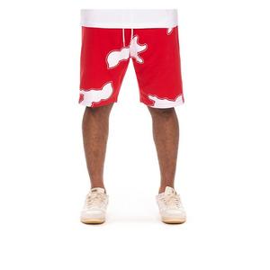 AKOO Men's Flocked Snobby Short - Red