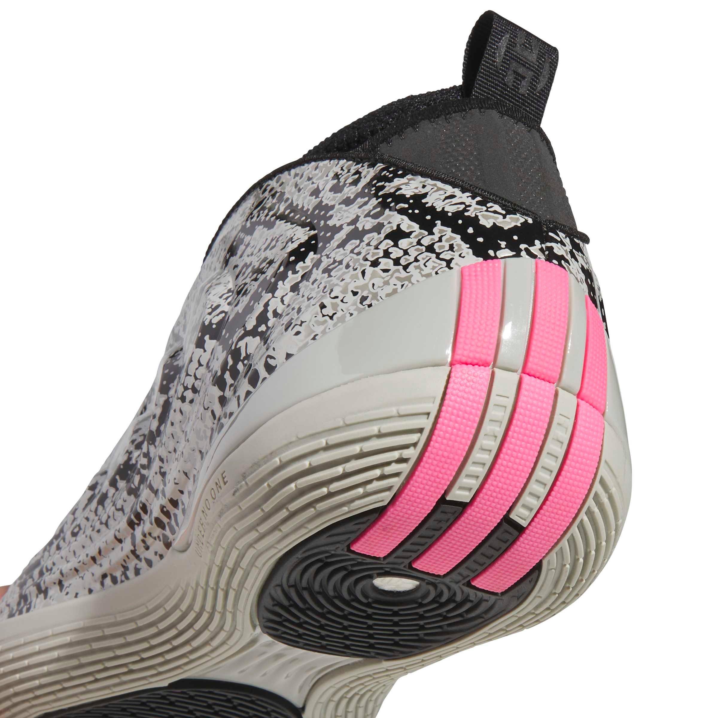 adidas Harden Volume 10 "Putty Grey/Core Black/Lucid Pink" Men's Basketball Shoe - GREY/BLACK/PINK