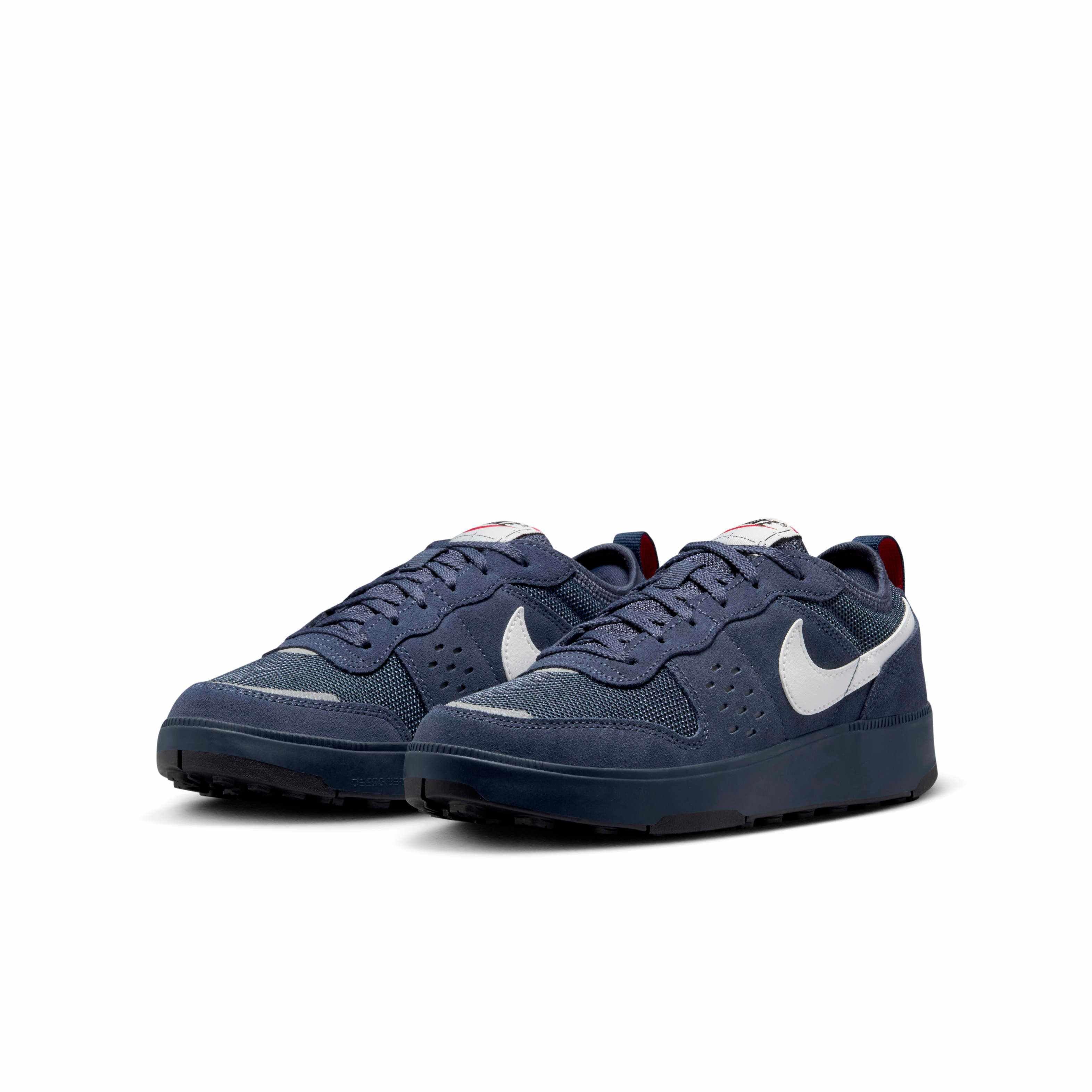 Nike C1TY Grade School Boys' "Obsidian/Thunder Blue/Fire Red/Summit White" Shoe