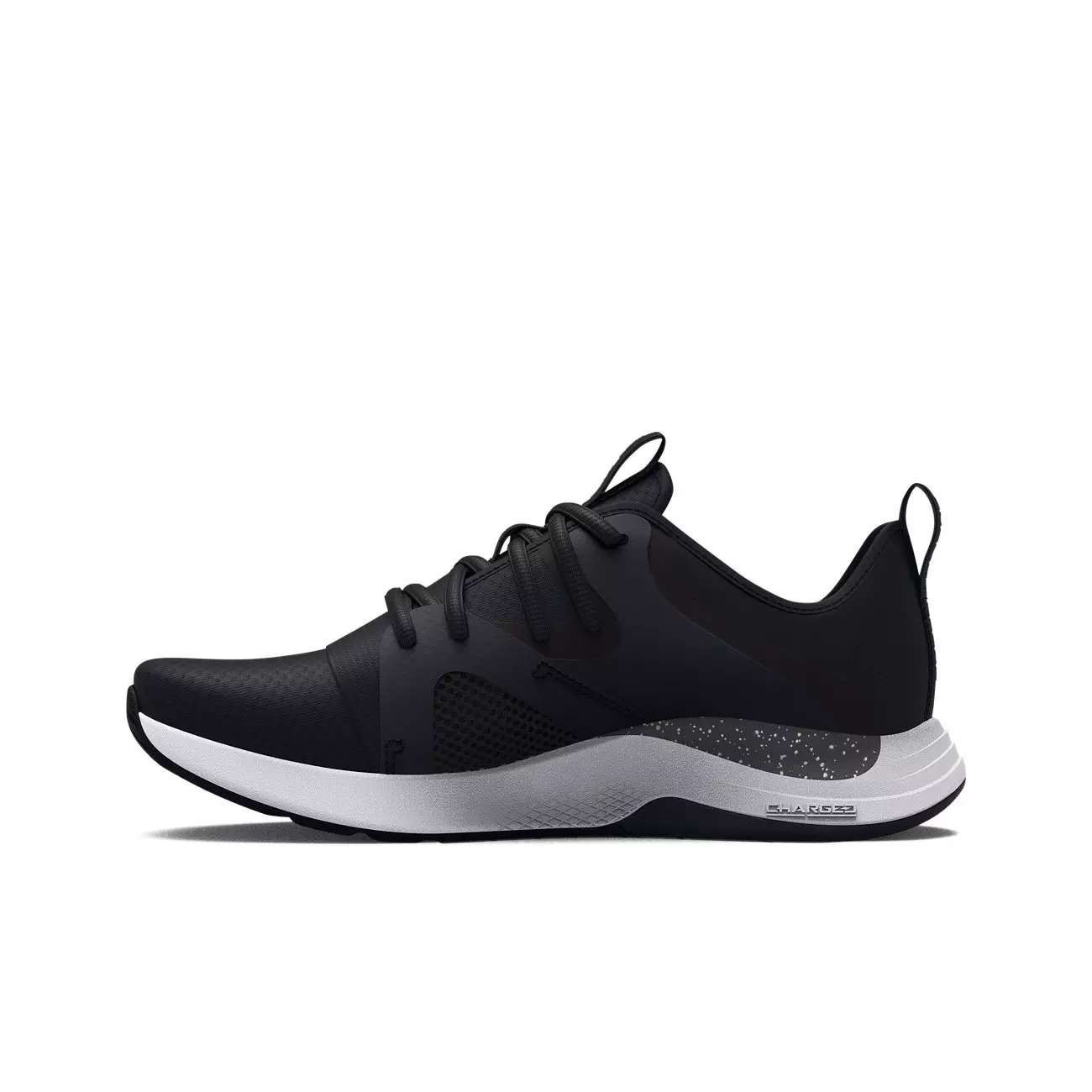 Under Armour Charged Breathe Lace TR "Black/Jet Grey" Women's Training Shoe - BLACK/GREY