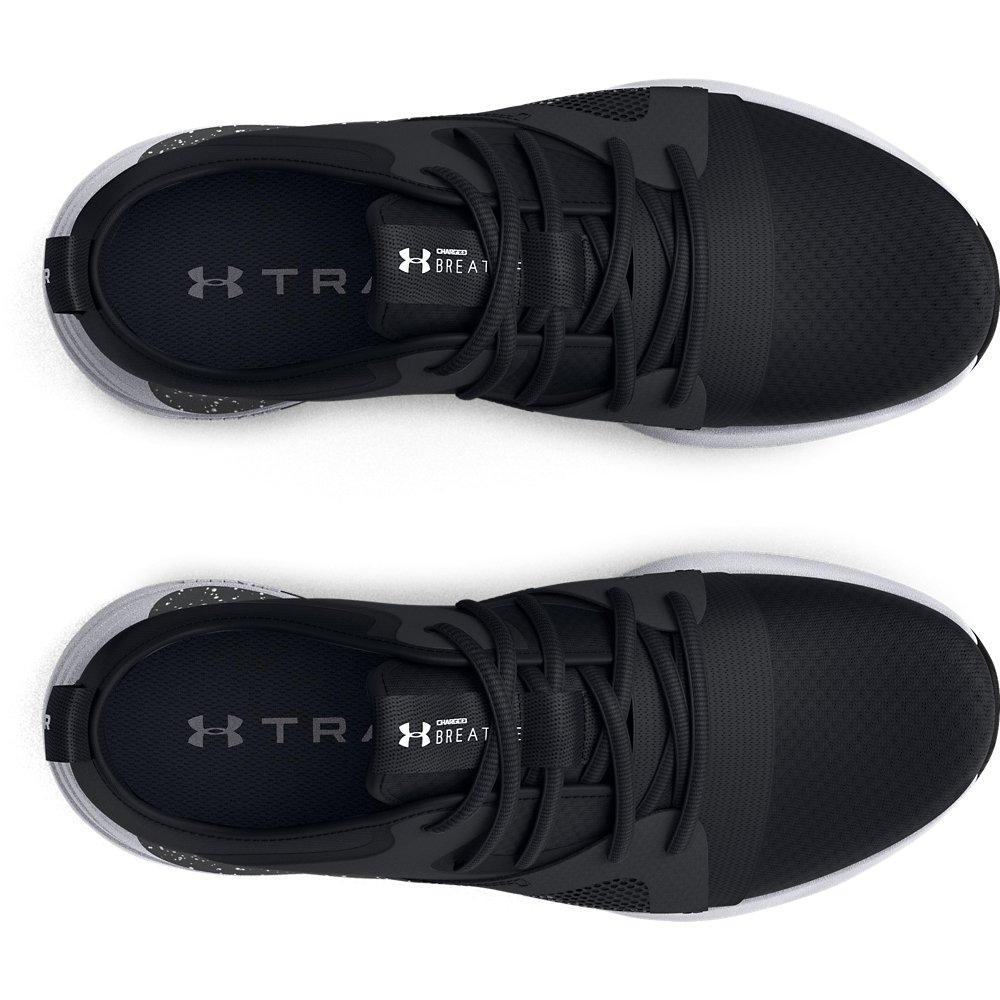 Under Armour Charged Breathe Lace TR "Black/Jet Grey" Women's Training Shoe - BLACK/GREY Thumbnail View 4
