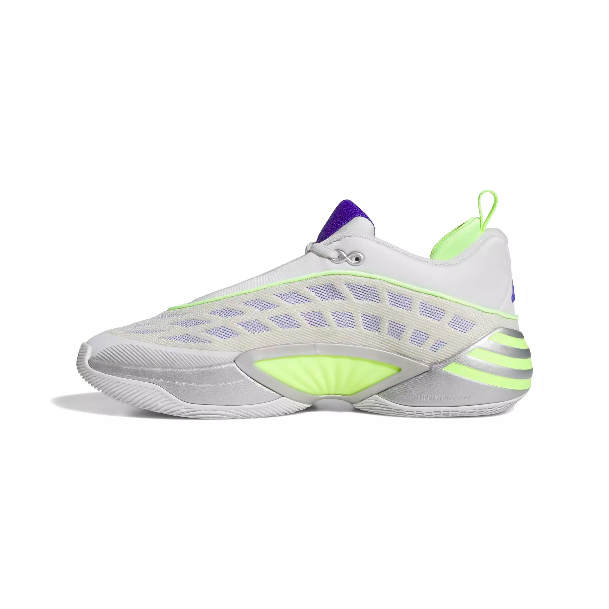 adidas DON Issue 8 "Silver Metallic/Lucid Lemon/Dash Grey" Men's Basketball Shoe - SILVER/LEMON/GREY
