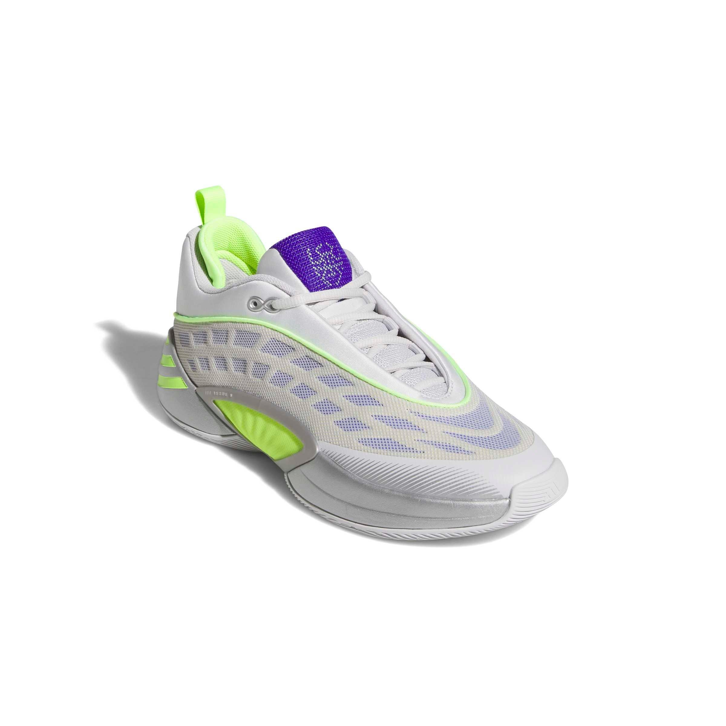 adidas DON Issue 8 "Silver Metallic/Lucid Lemon/Dash Grey" Men's Basketball Shoe - SILVER/LEMON/GREY