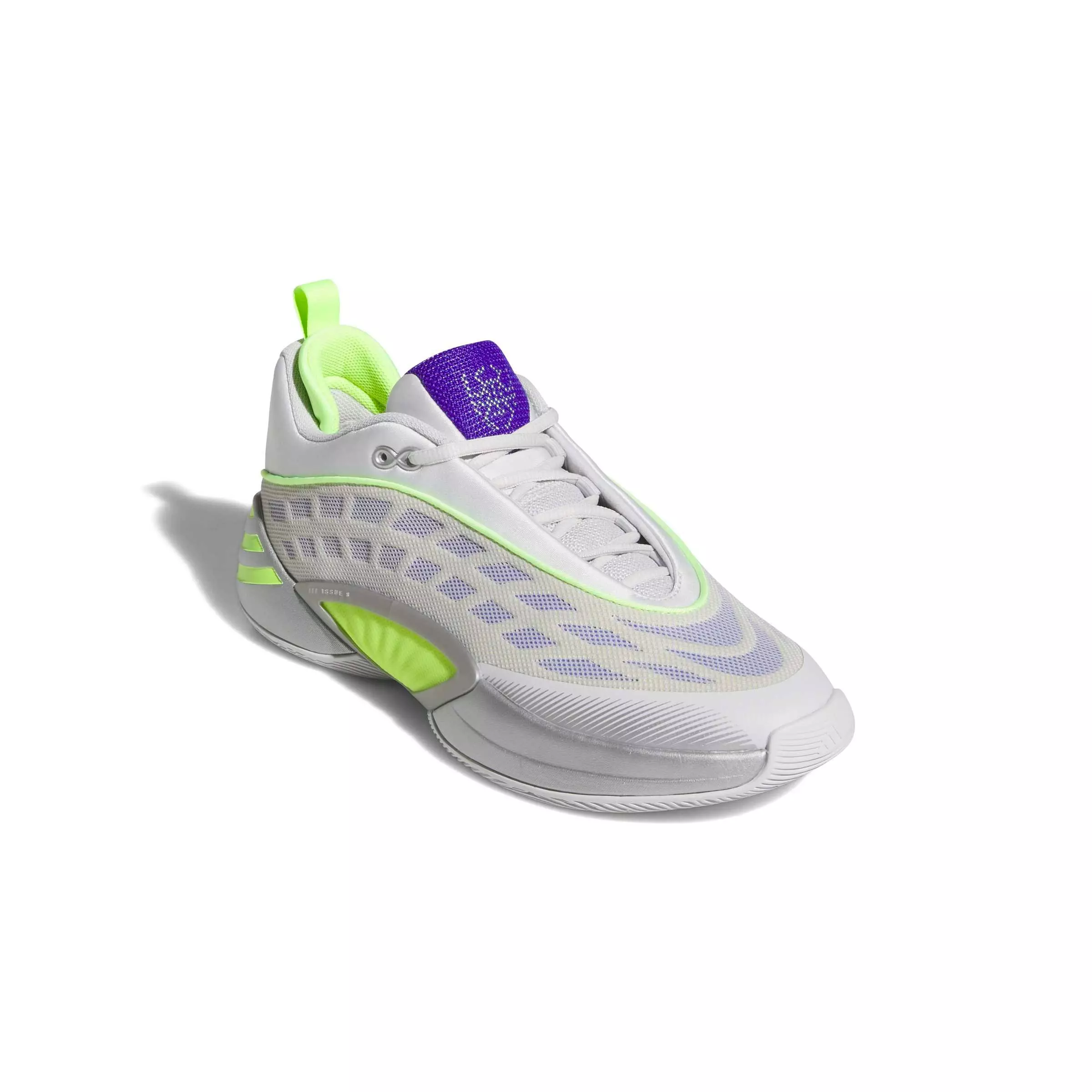 adidas DON Issue 8 "Silver Metallic/Lucid Lemon/Dash Grey" Men's Basketball Shoe - SILVER/LEMON/GREY
