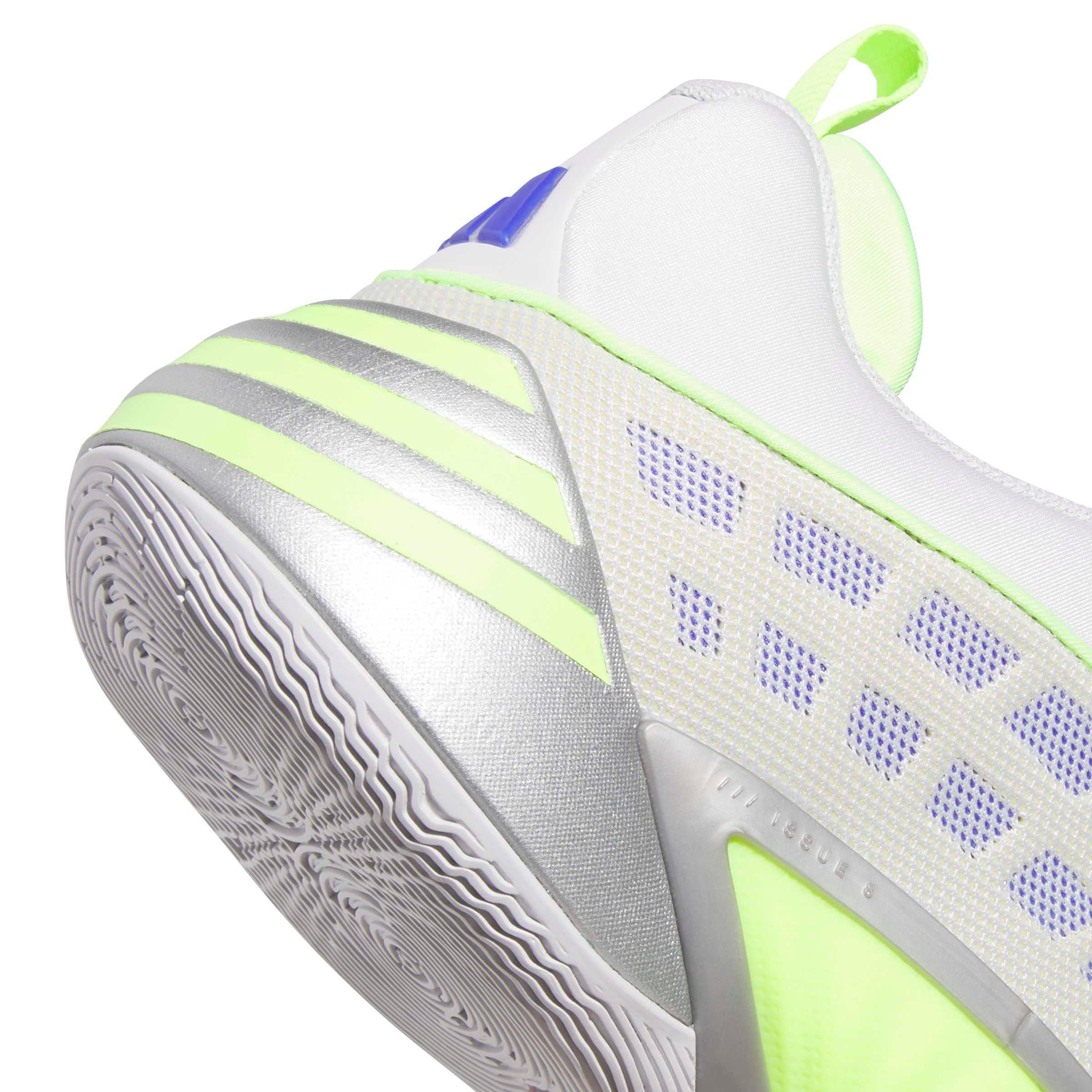 adidas DON Issue 8 "Silver Metallic/Lucid Lemon/Dash Grey" Men's Basketball Shoe - SILVER/LEMON/GREY