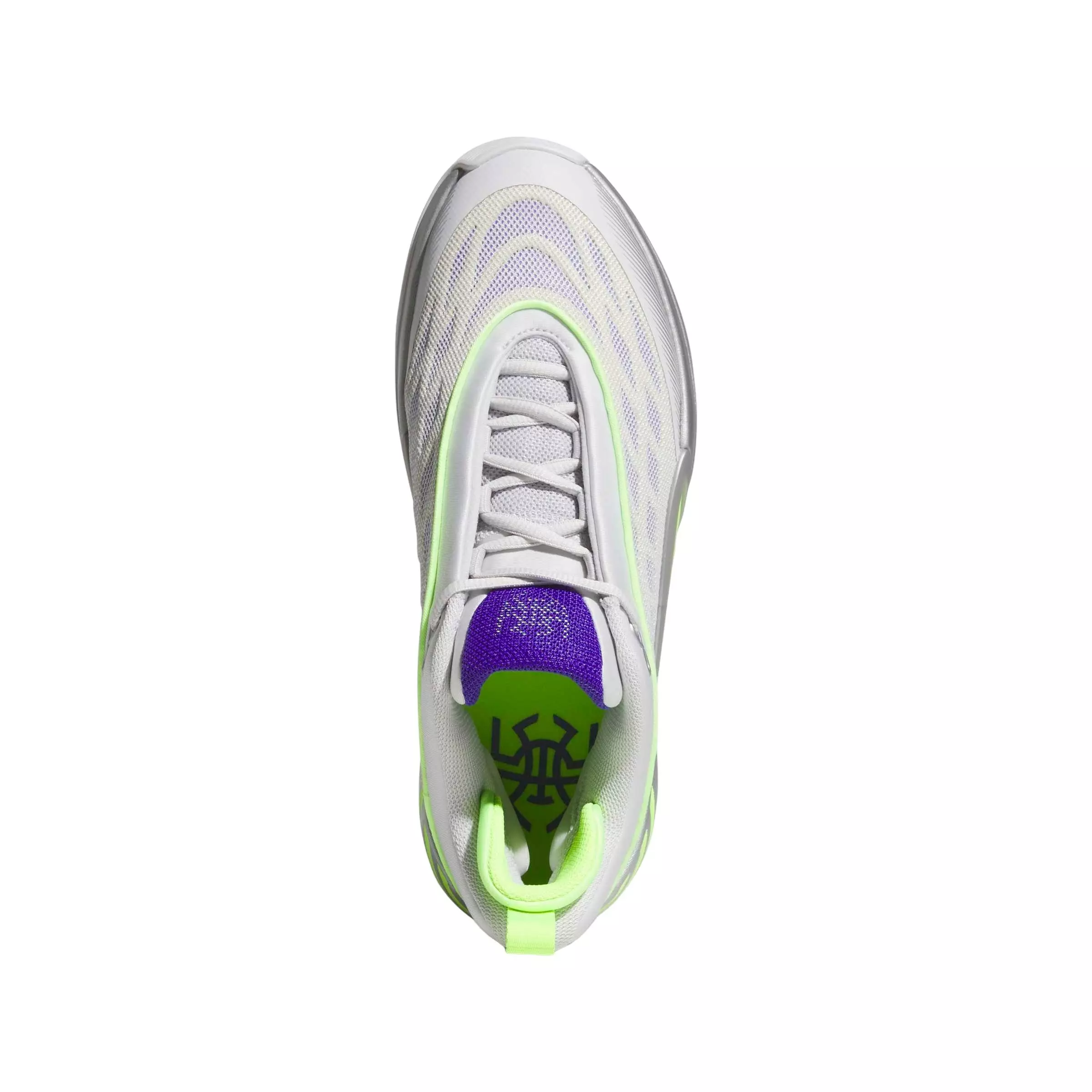 adidas DON Issue 8 "Silver Metallic/Lucid Lemon/Dash Grey" Men's Basketball Shoe - SILVER/LEMON/GREY