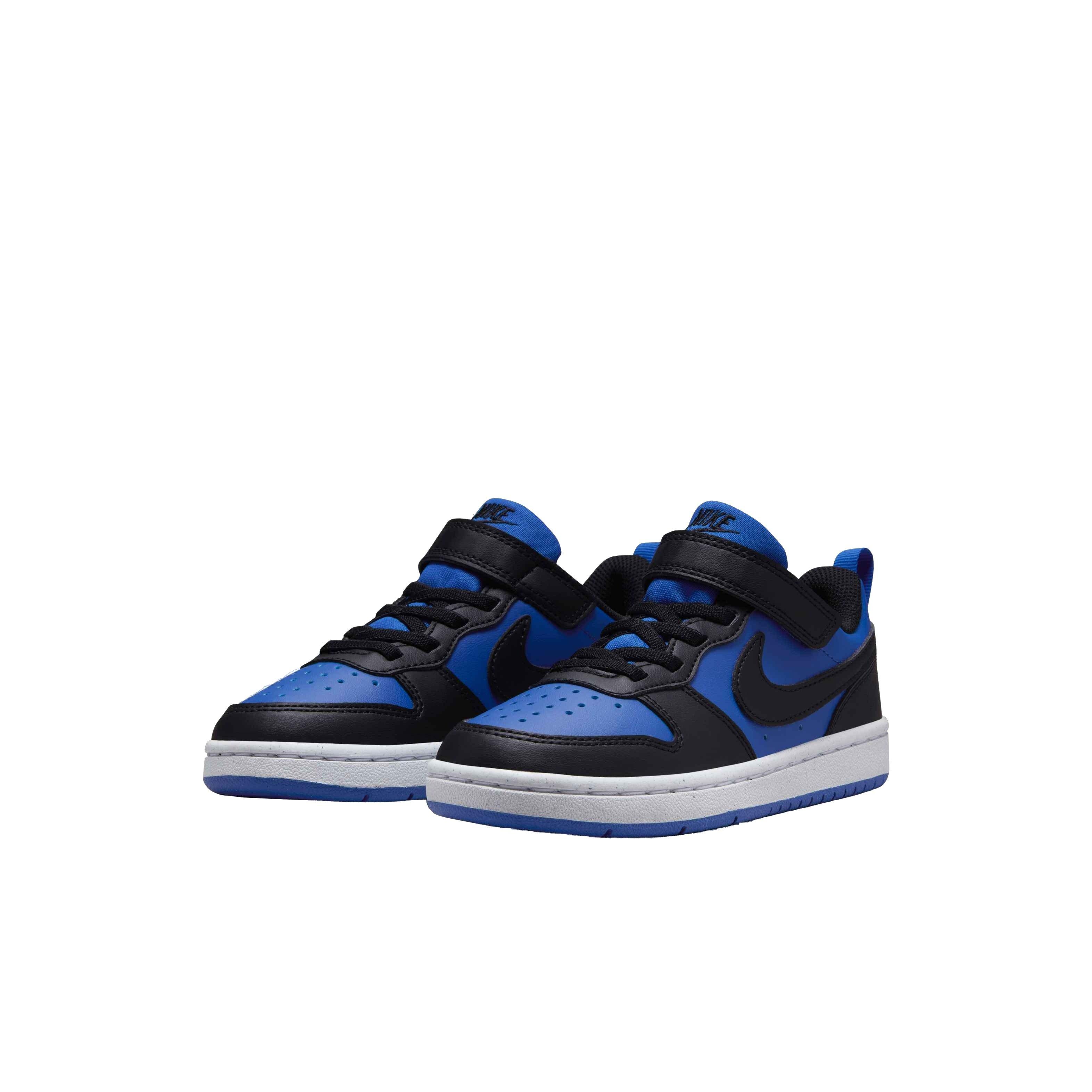 Nike Court Borough Low Recraft Preschool Boys' "Game Royal/Black/White" Shoe