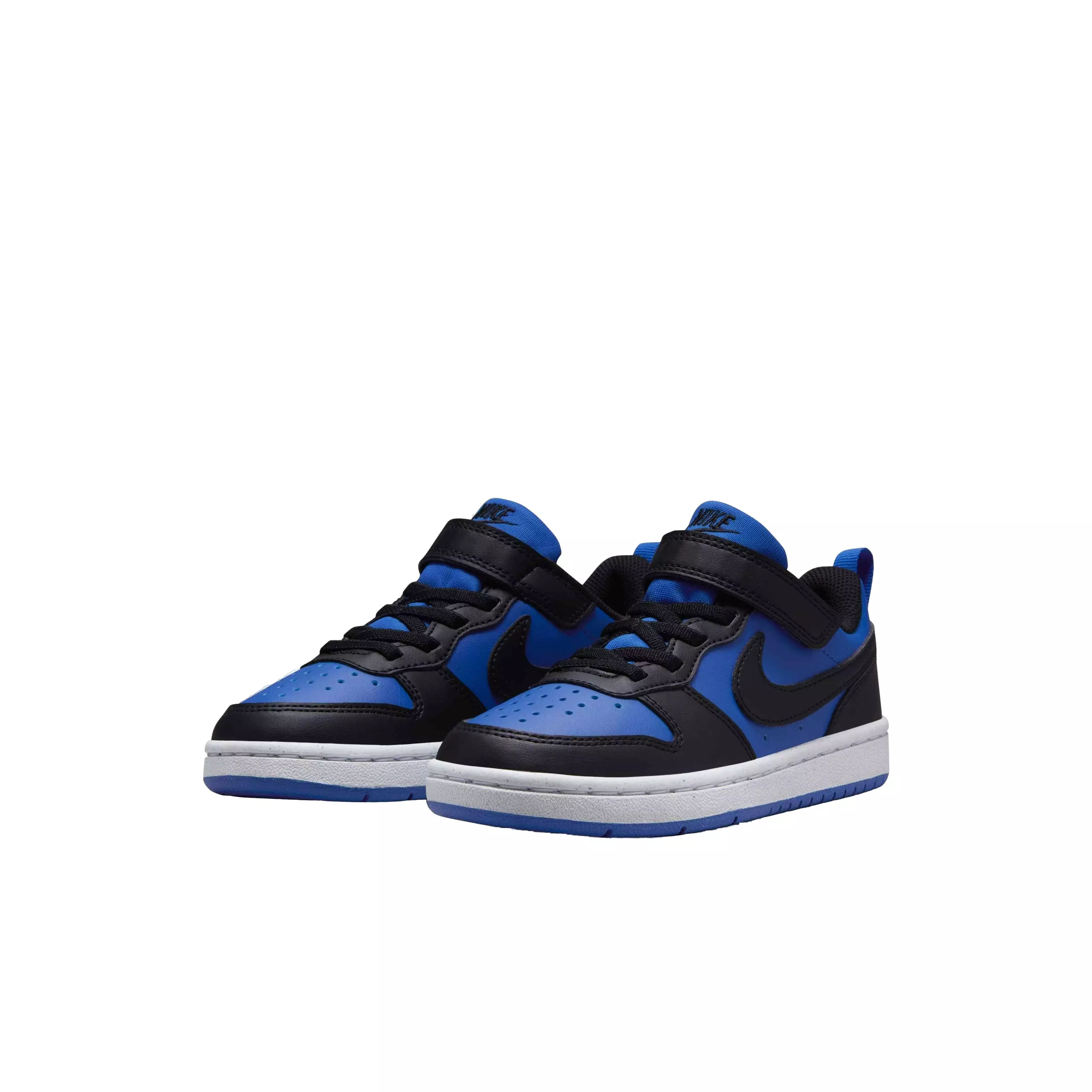Nike Court Borough Low Recraft "Game Royal/Black/White" Preschool Boys' Shoe - ROYAL/BLACK/WHITE