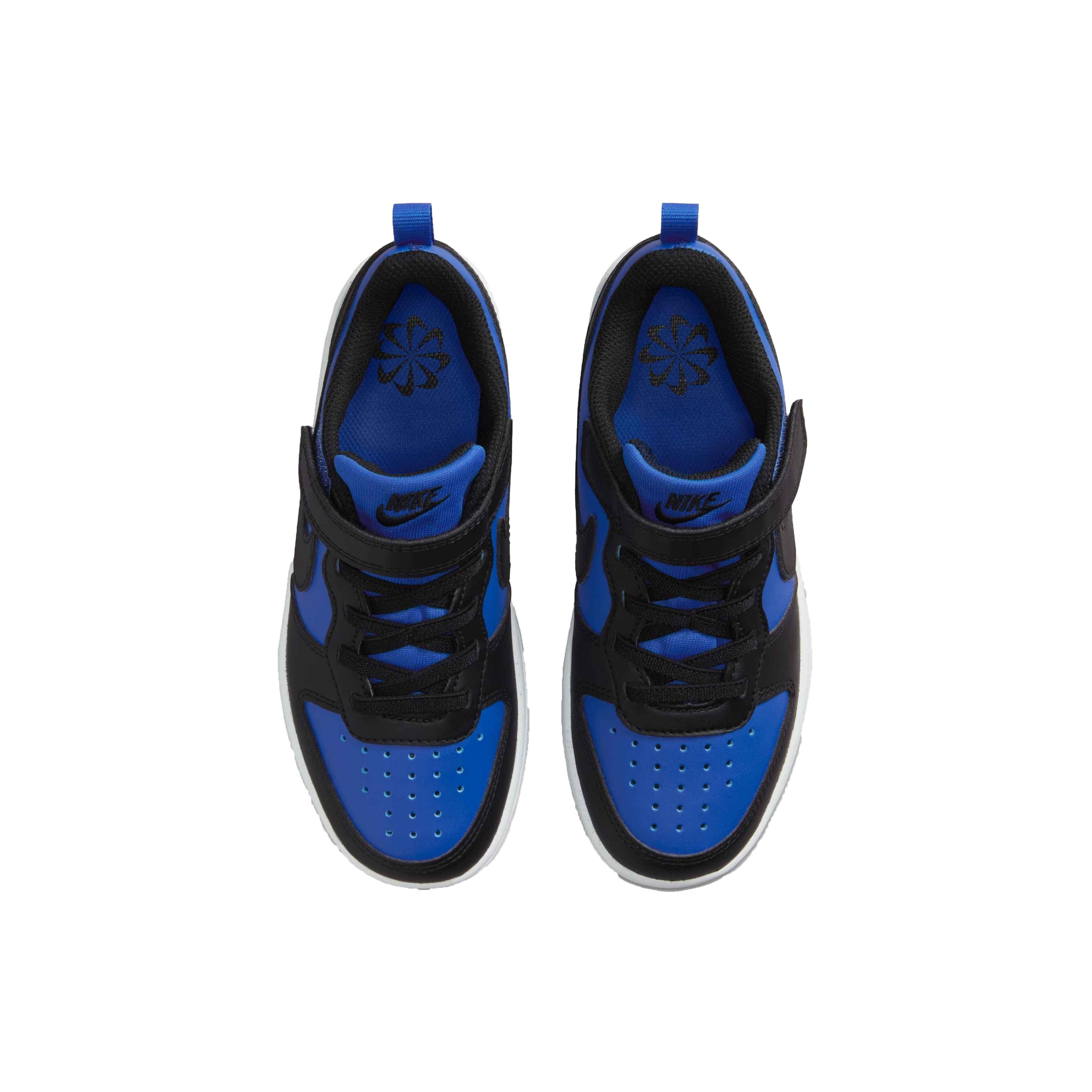 Nike Court Borough Low Recraft Preschool Boys' "Game Royal/Black/White" Shoe