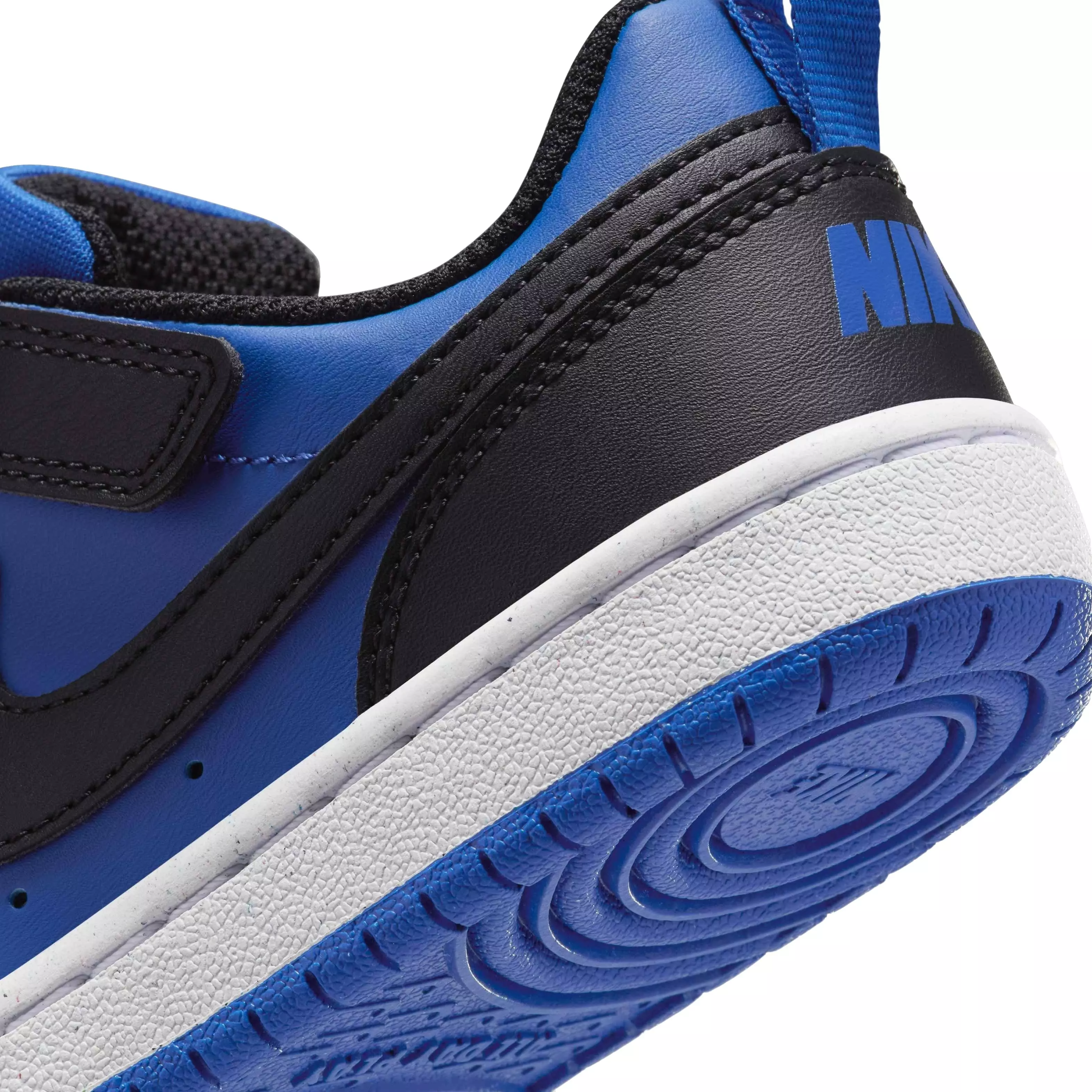 Nike Court Borough Low Recraft "Game Royal/Black/White" Preschool Boys' Shoe - ROYAL/BLACK/WHITE