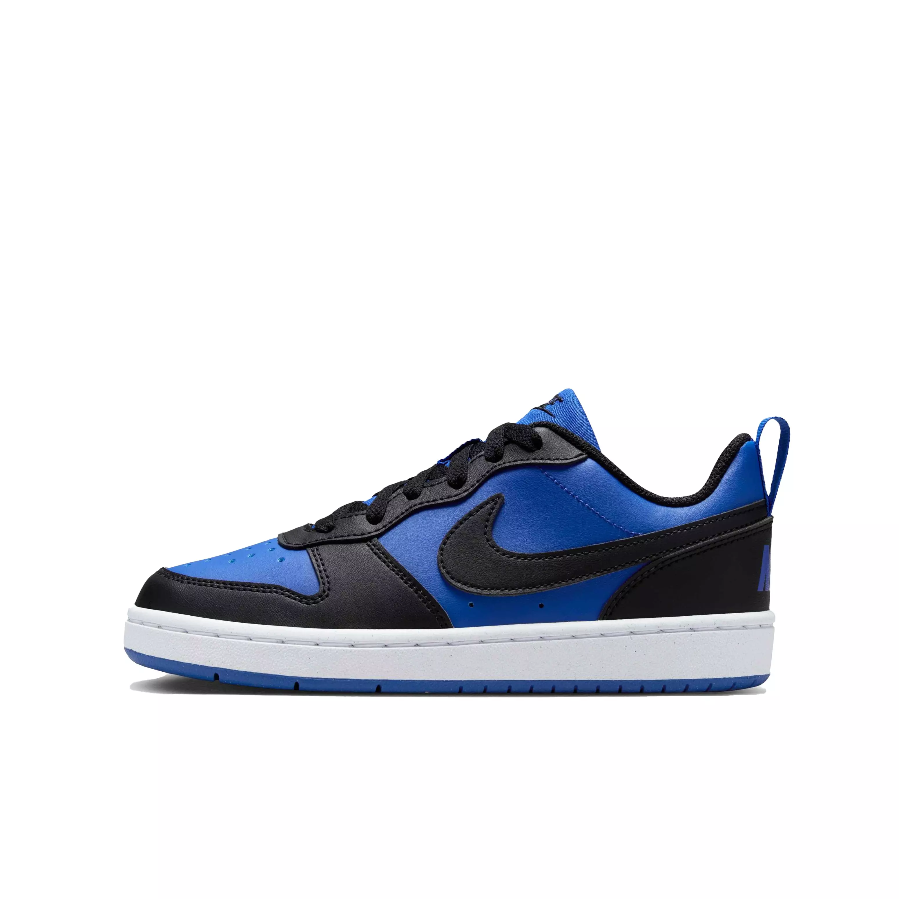 Nike Court Borough Low Recraft "Game Royal/Black/White" Grade School Boys' Shoe - ROYAL/BLACK/WHITE