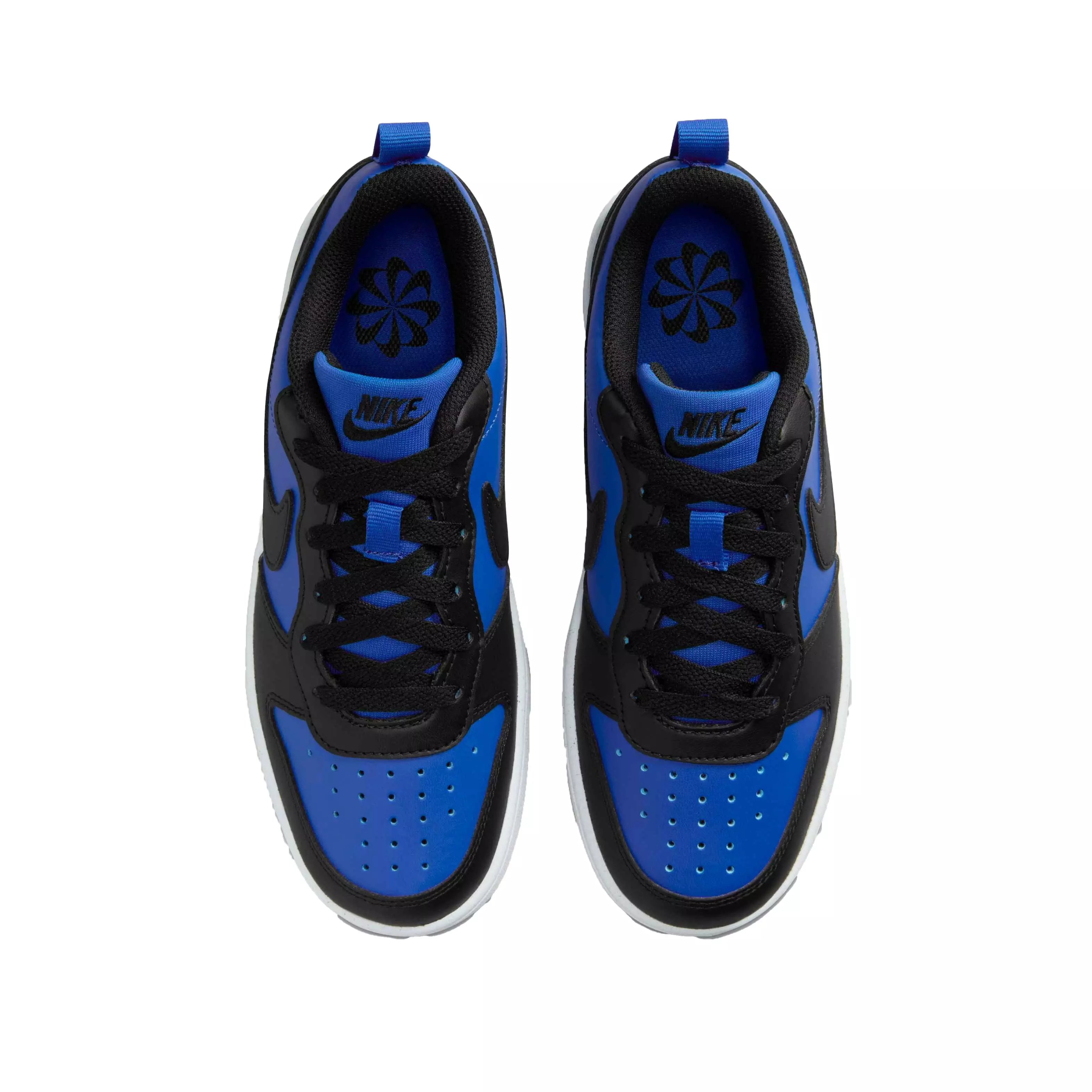 Nike Court Borough Low Recraft "Game Royal/Black/White" Grade School Boys' Shoe - ROYAL/BLACK/WHITE