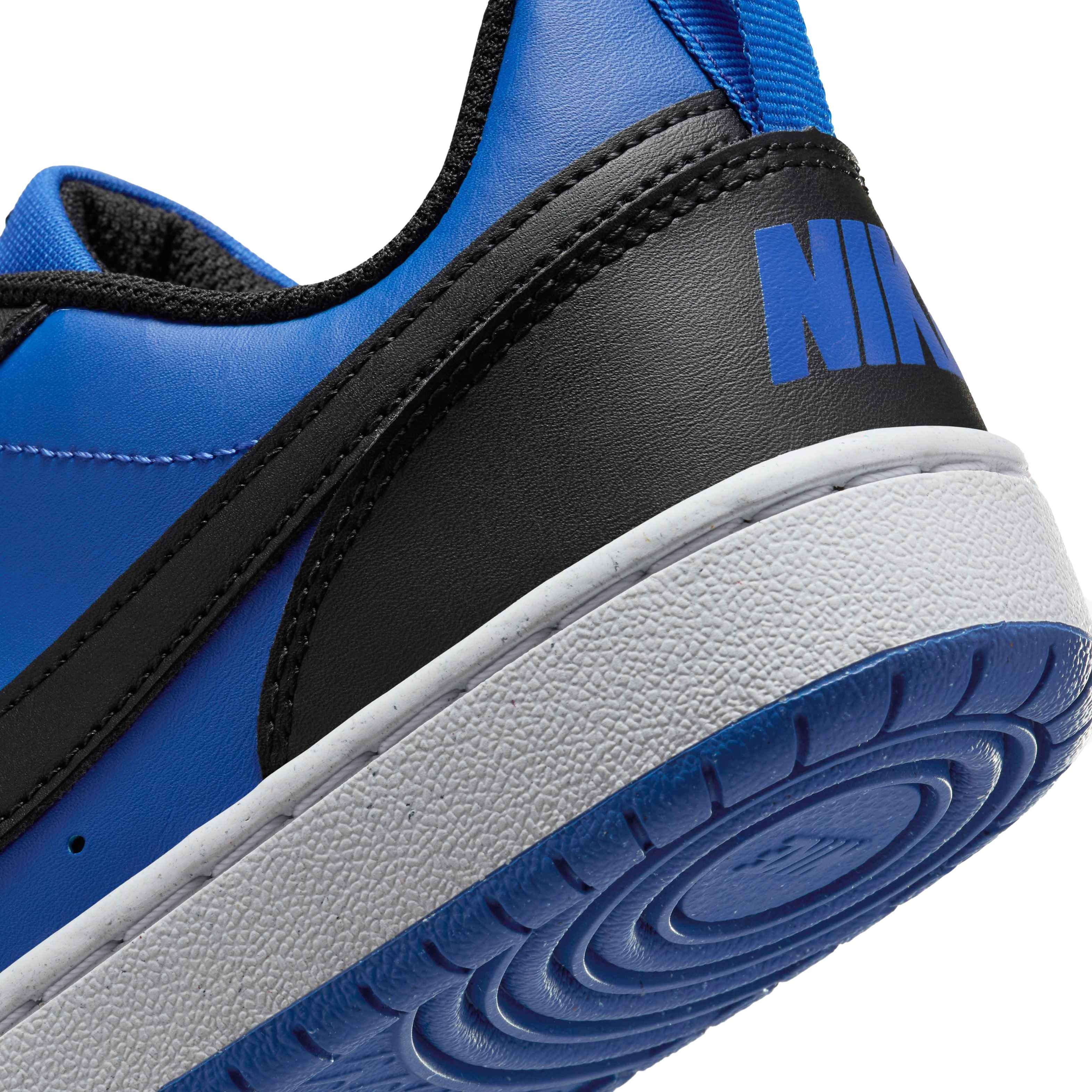Nike Court Borough Low Recraft Grade School Boys' "Game Royal/Black/White" Shoe