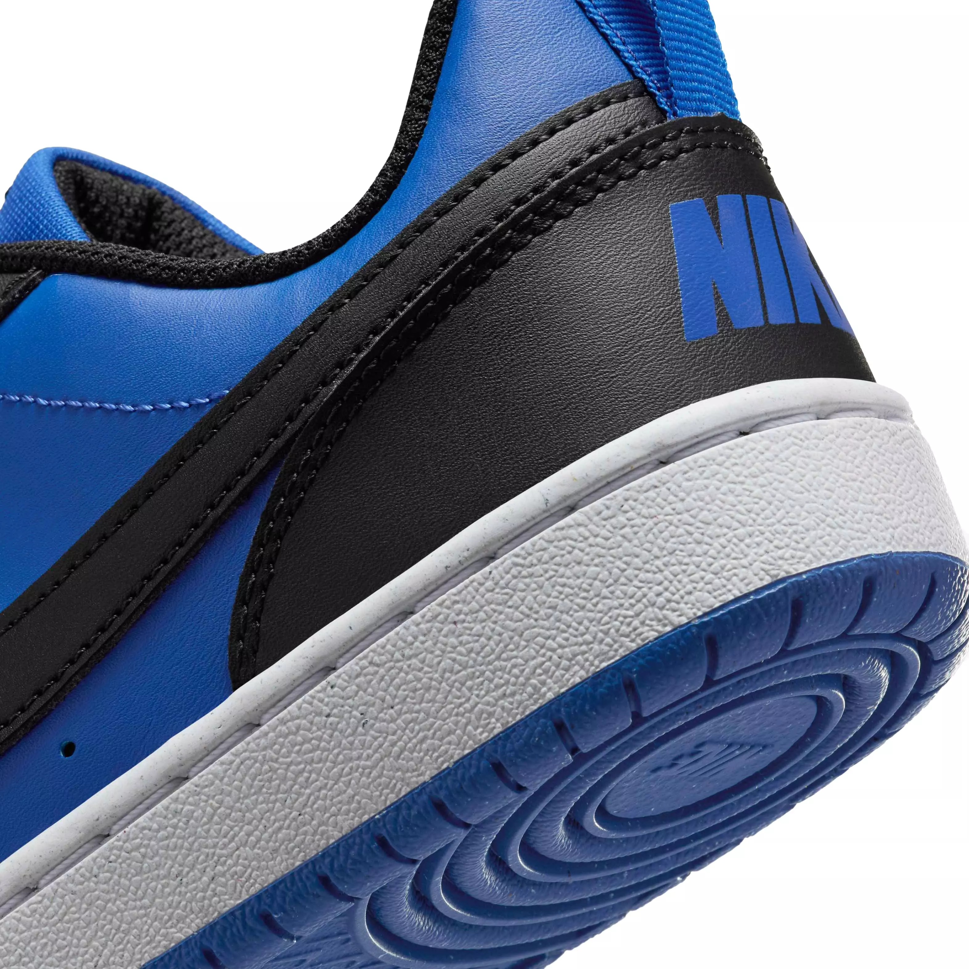 Nike Court Borough Low Recraft "Game Royal/Black/White" Grade School Boys' Shoe - ROYAL/BLACK/WHITE