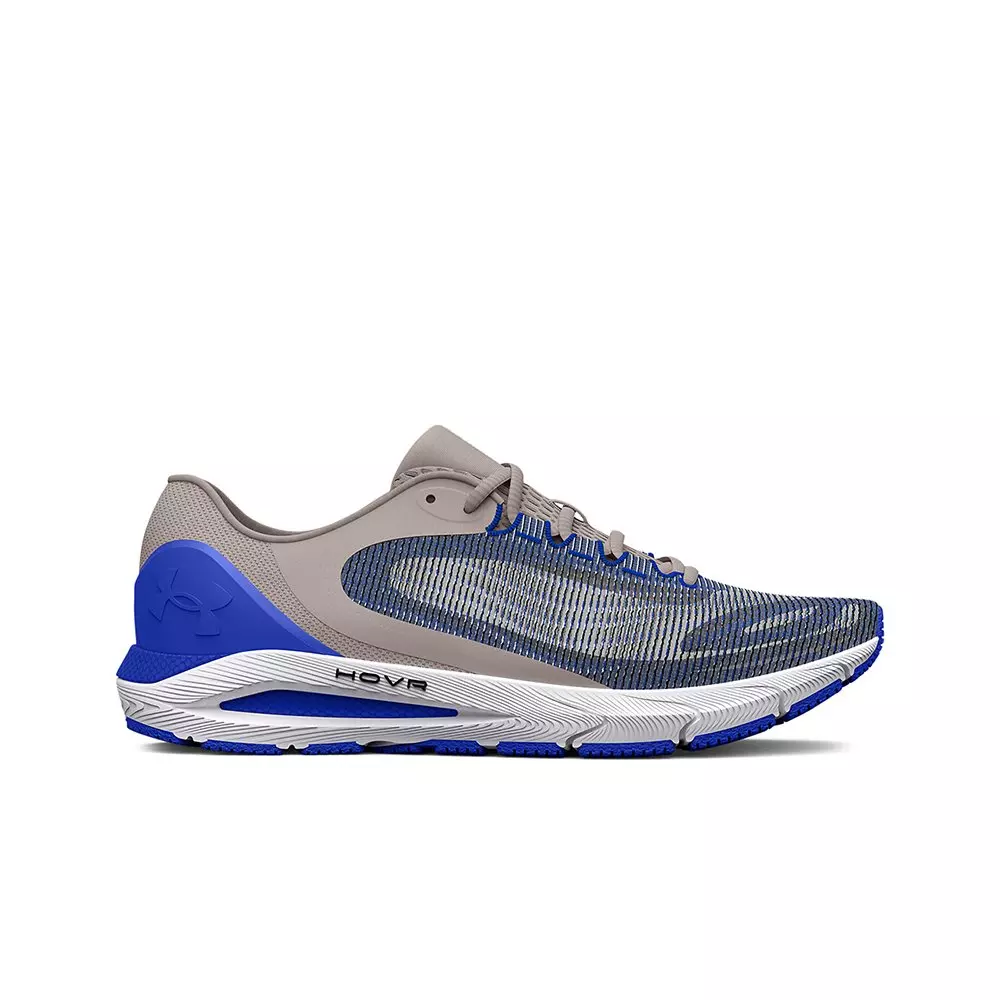 Under Armour HOVR Sonic 5 Breeze "Grey/Blue/Tan" Women's Running Shoe - GREY/BLUE/TAN