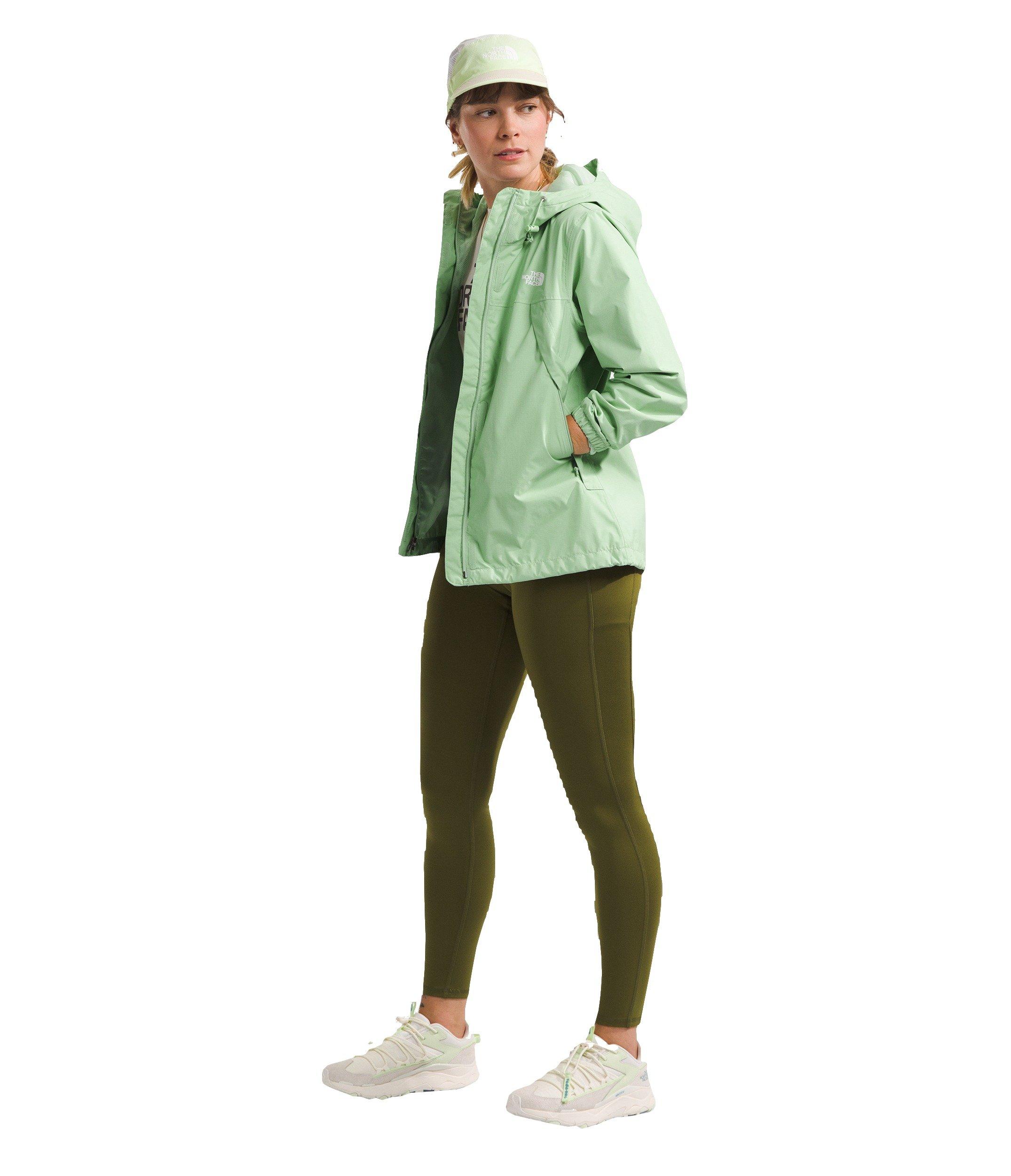 The North Face Women's Antora Jacket - GREEN Thumbnail View 5