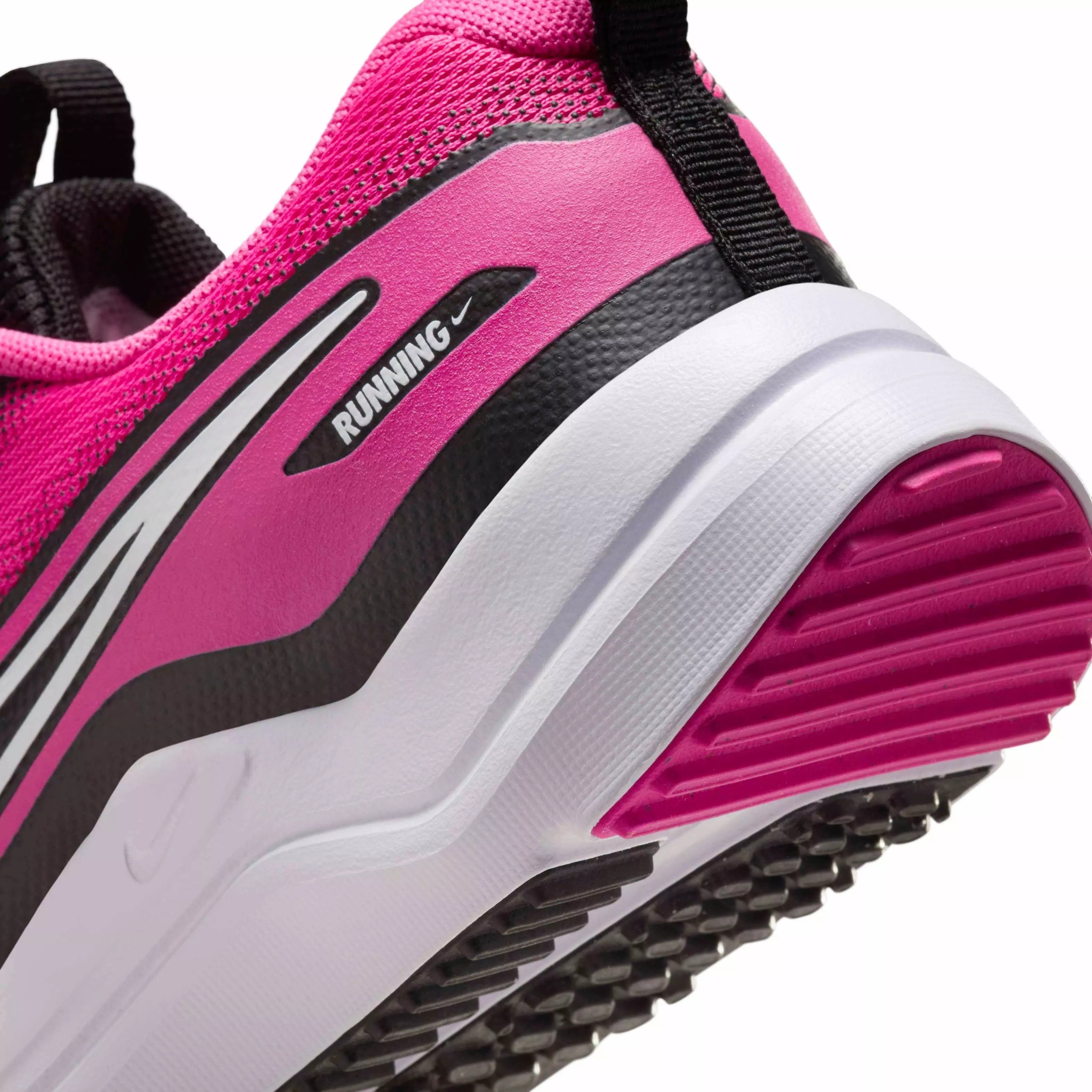 Nike Cosmic Runner "Laser Fuchsia/Black/White" Grade School Girls' Shoe - FUCHSIA/BLACK/WHITE