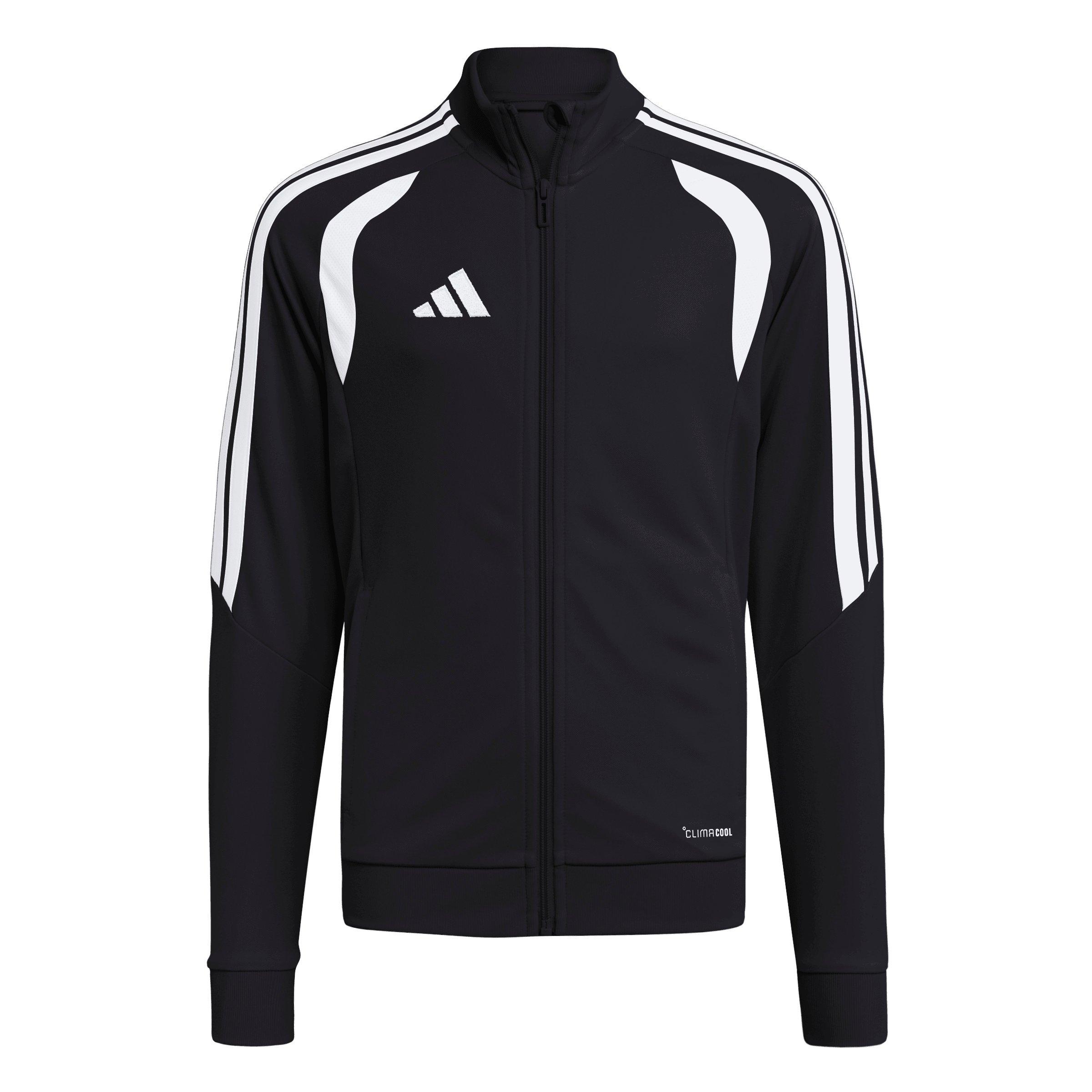 adidas Big Boys' Tiro26 League Soccer Training Jacket - Black/White - BLACK/WHITE Thumbnail View 8