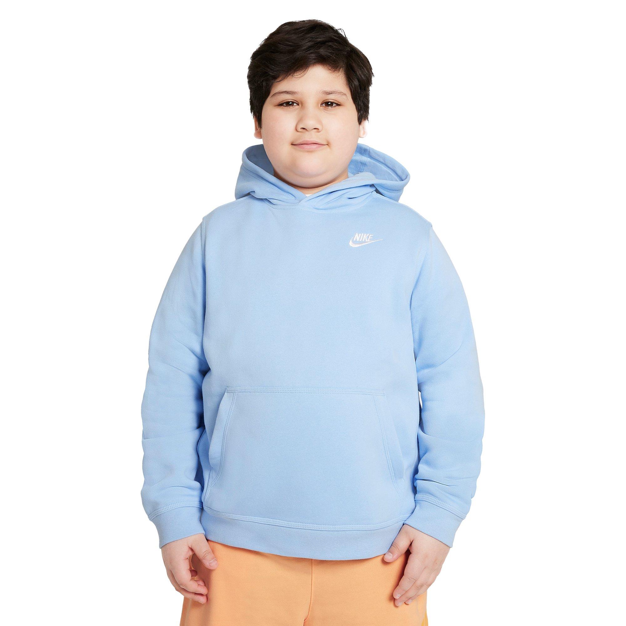 Light blue nike discount pullover