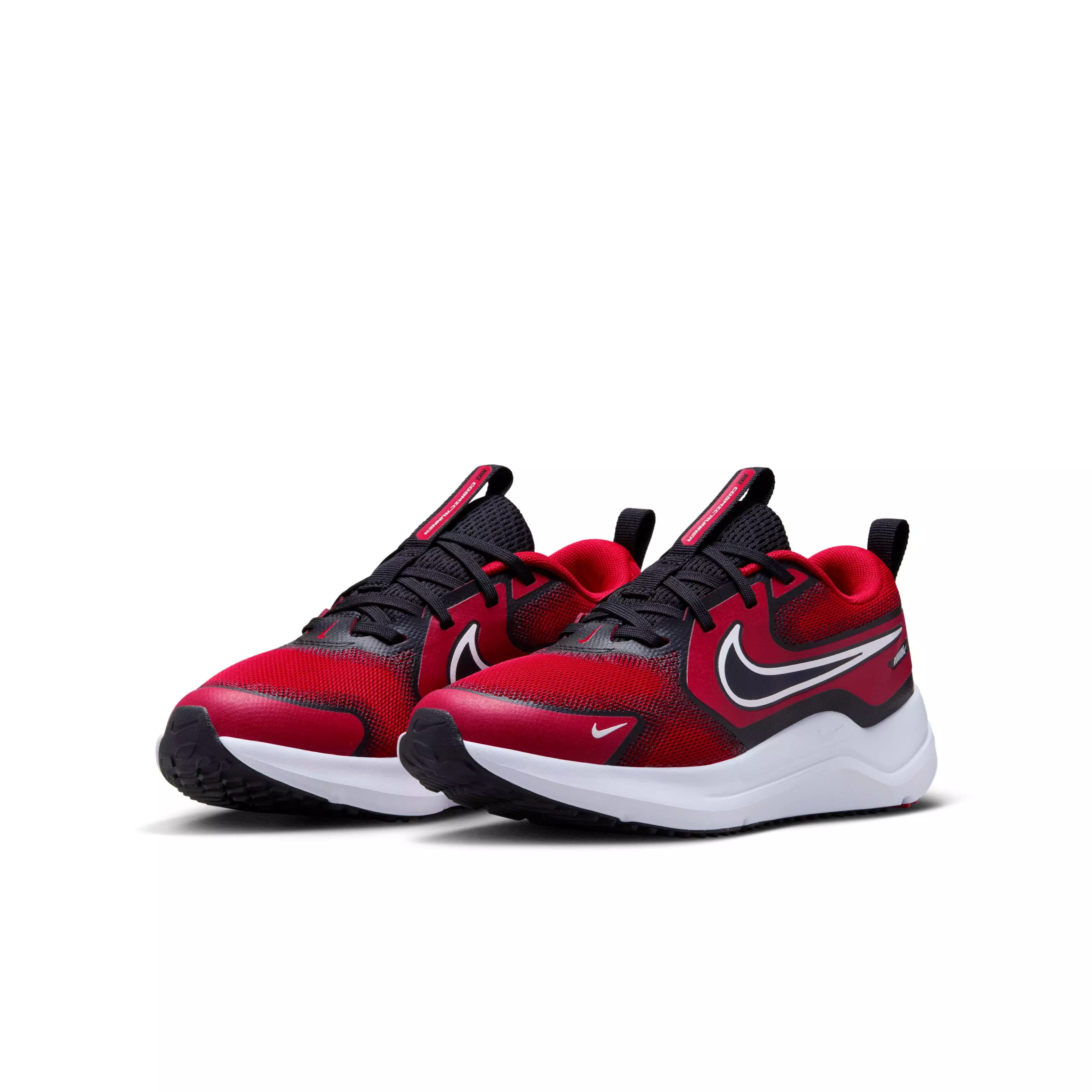 Nike Cosmic Runner "University Red/Black/White" Grade School Boys' Running Shoe - RED/BLACK/WHITE