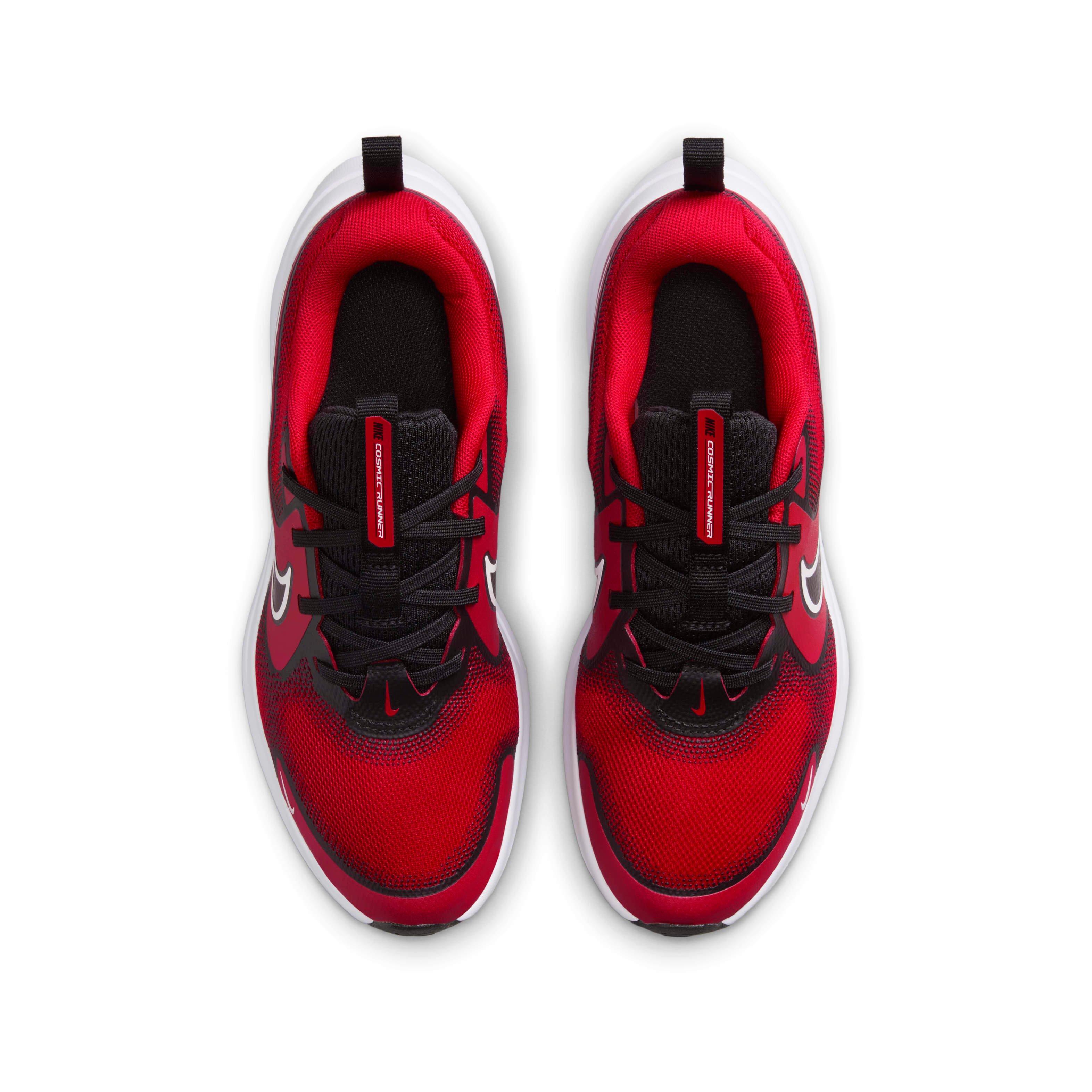 Nike Cosmic Runner Grade School Boys' "University Red/Black/White" Running Shoe