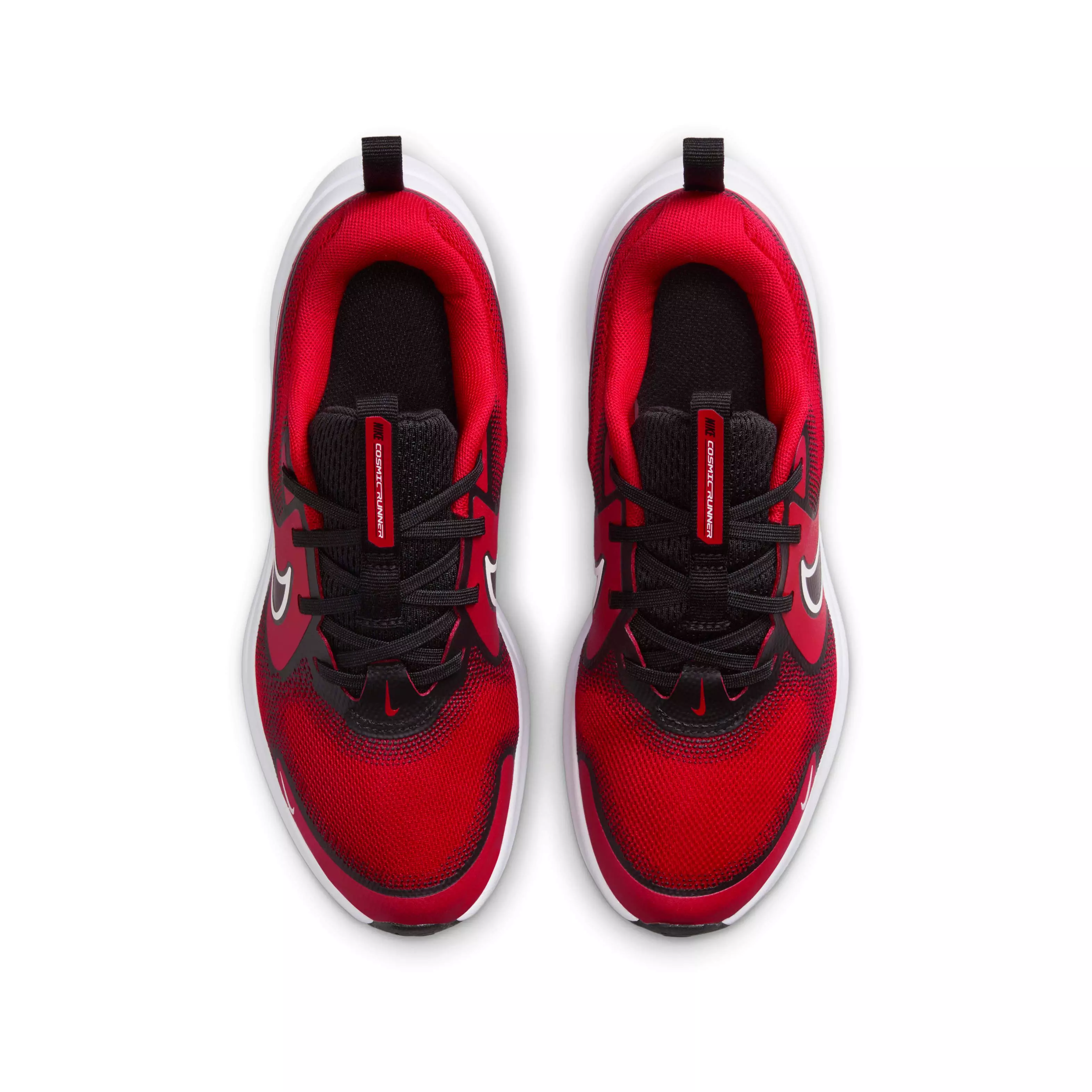 Nike Cosmic Runner "University Red/Black/White" Grade School Boys' Running Shoe - RED/BLACK/WHITE