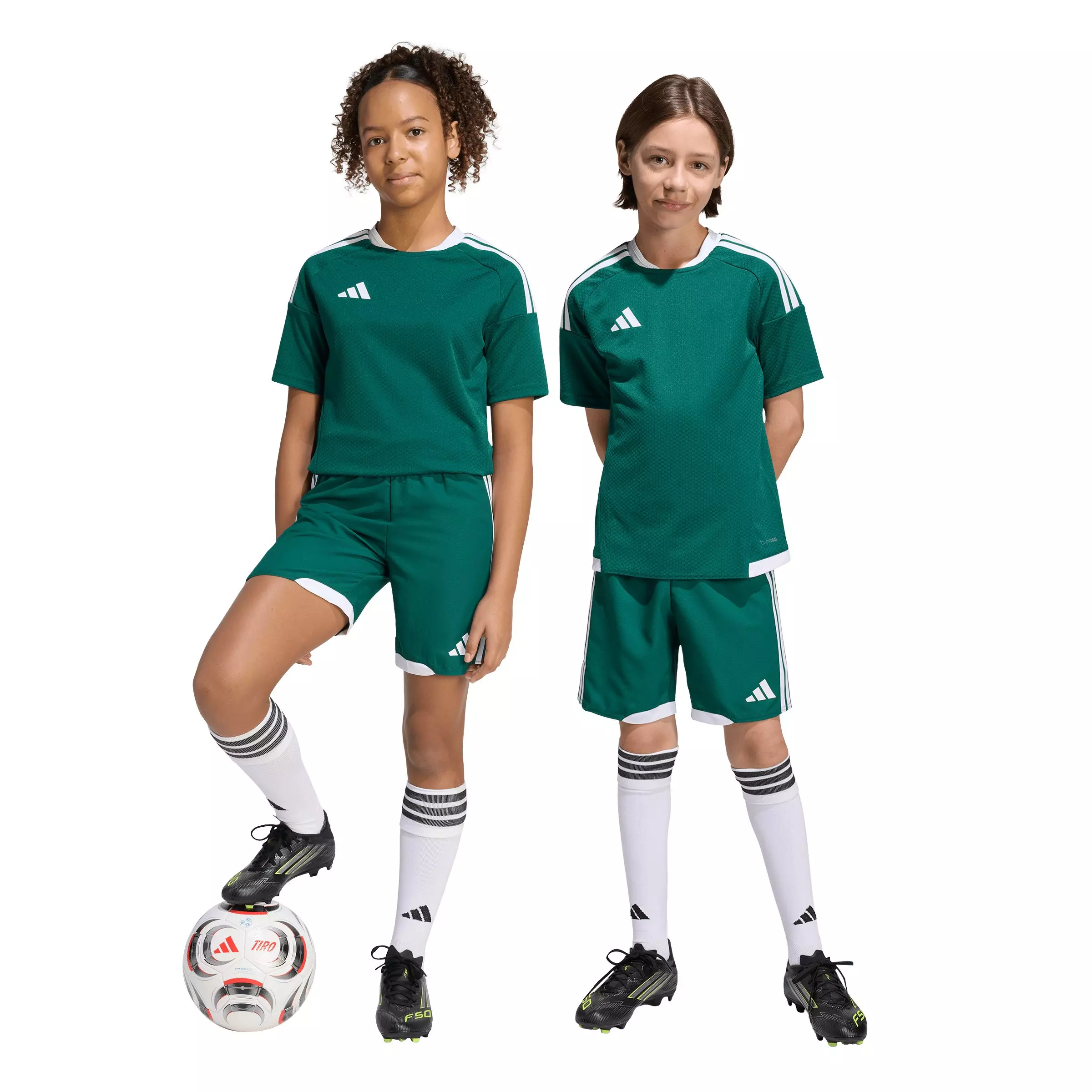 adidas Big Boys' Tiro 26 Competition Match Day Soccer Shorts - Green - GREEN