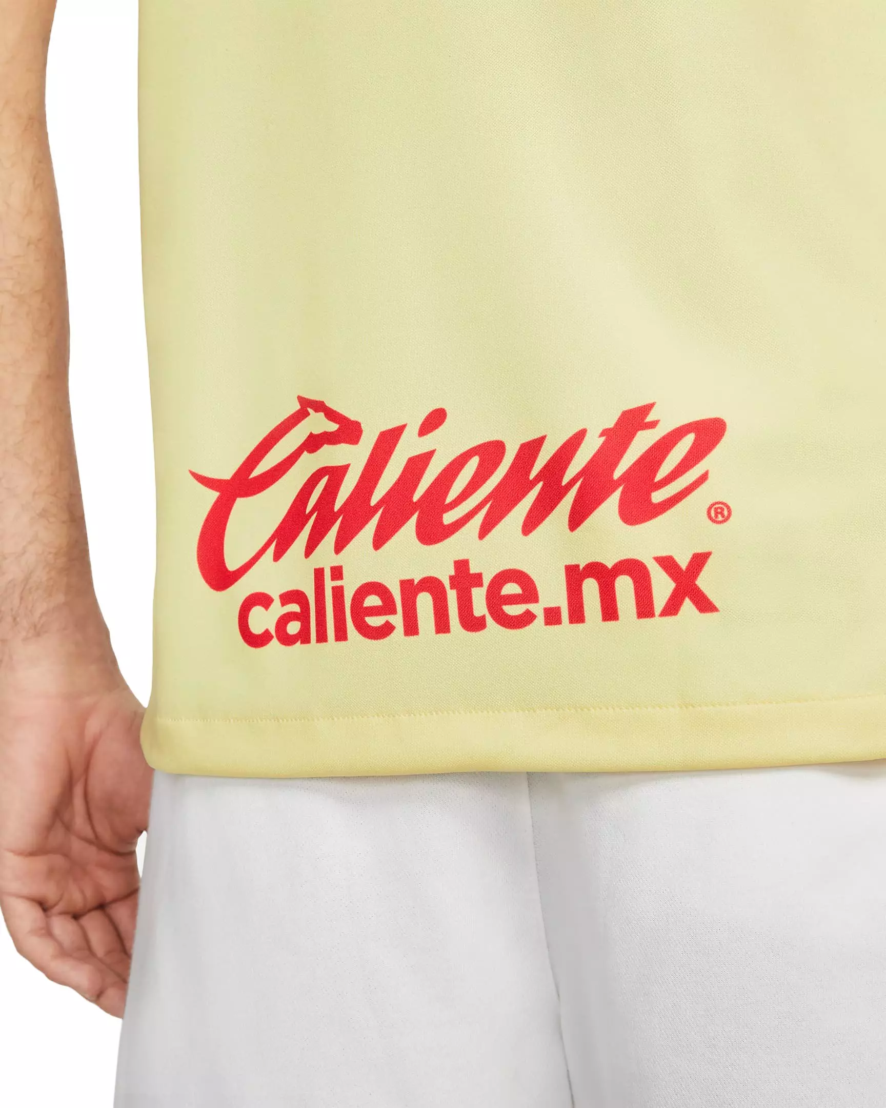 Nike Men's Club America 2021/22 Stadium Home Soccer Jersey - YELLOW