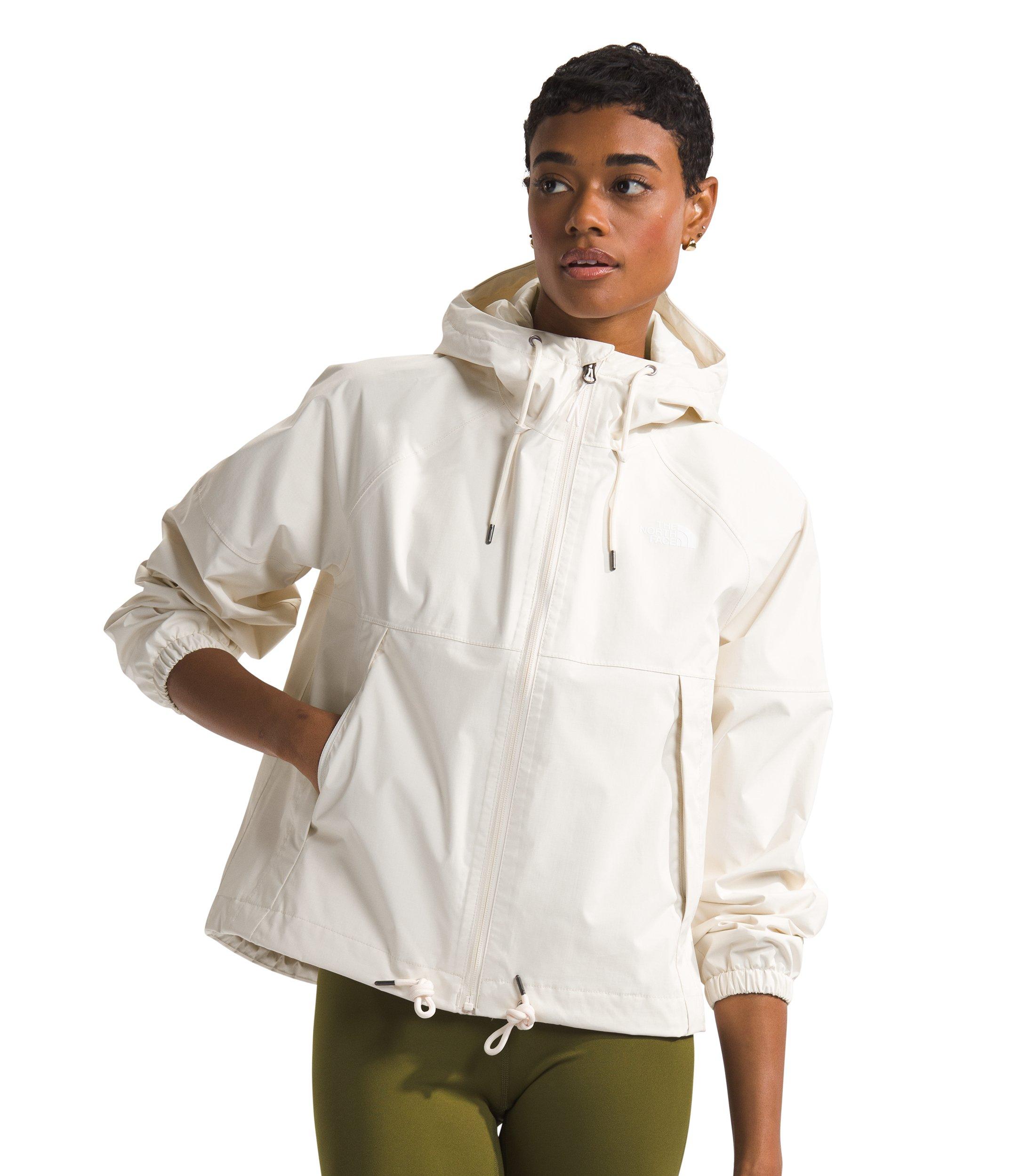 The North Face Women's Antora Rain Hooded Jacket - WHITE Thumbnail View 1