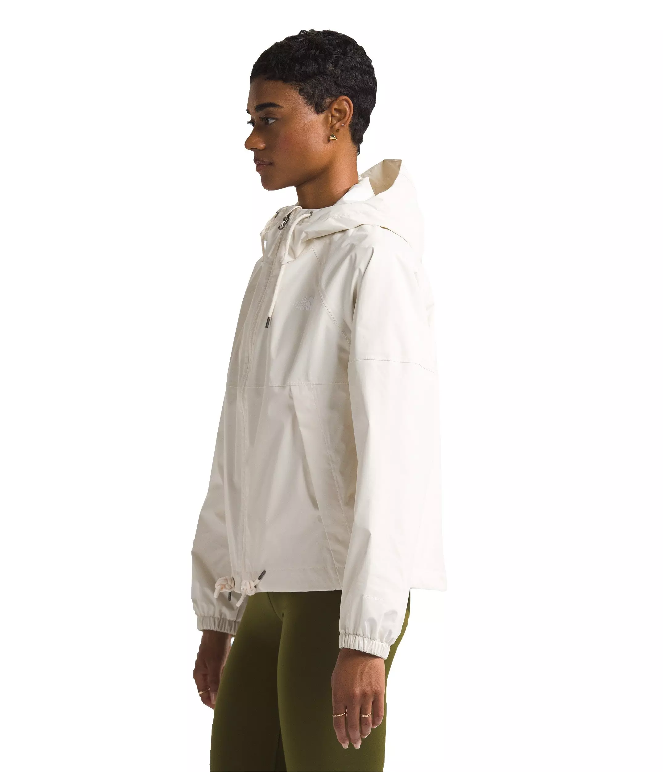 The North Face Women's Antora Rain Hooded Jacket - WHITE