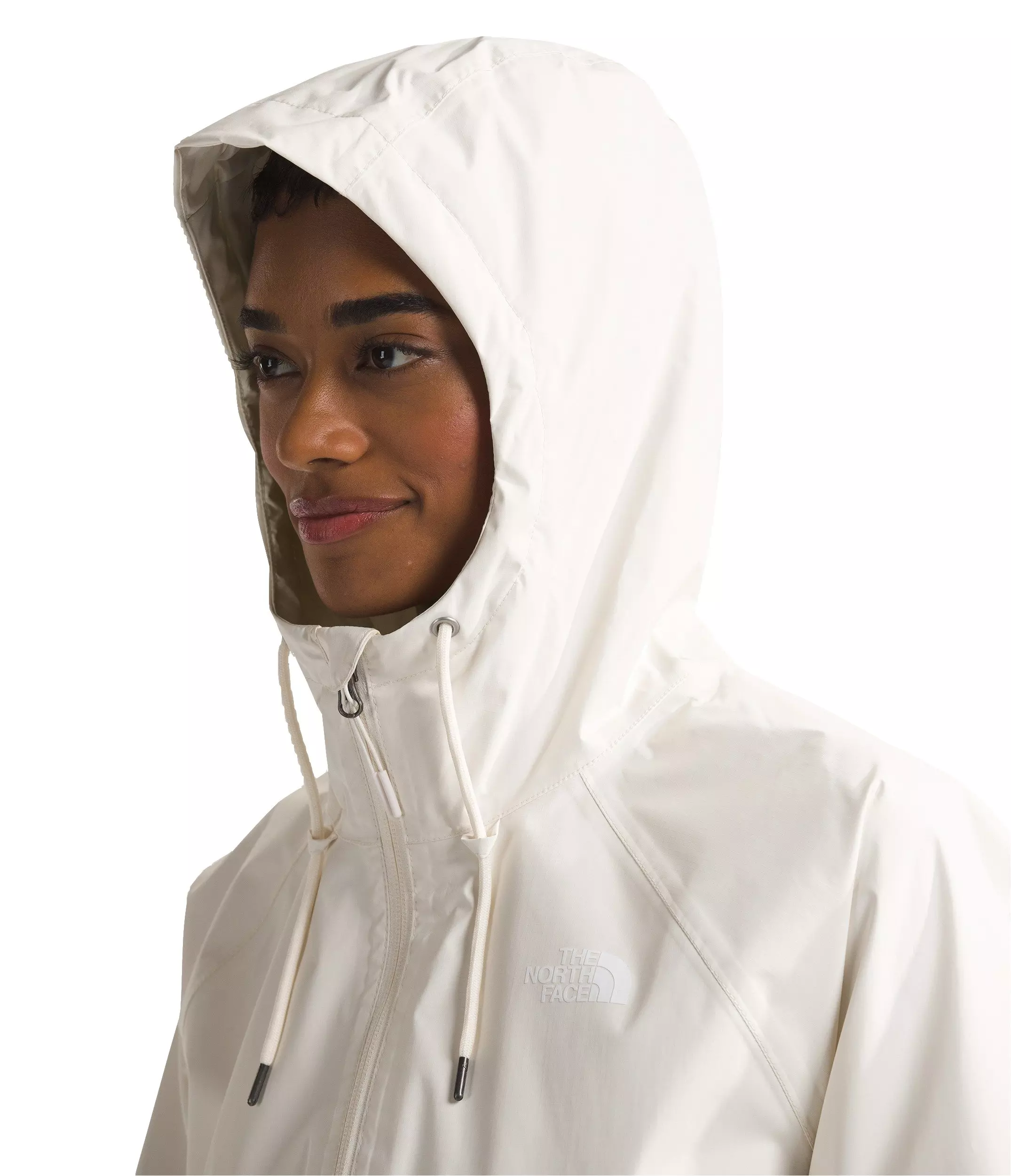 The North Face Women's Antora Rain Hooded Jacket - WHITE