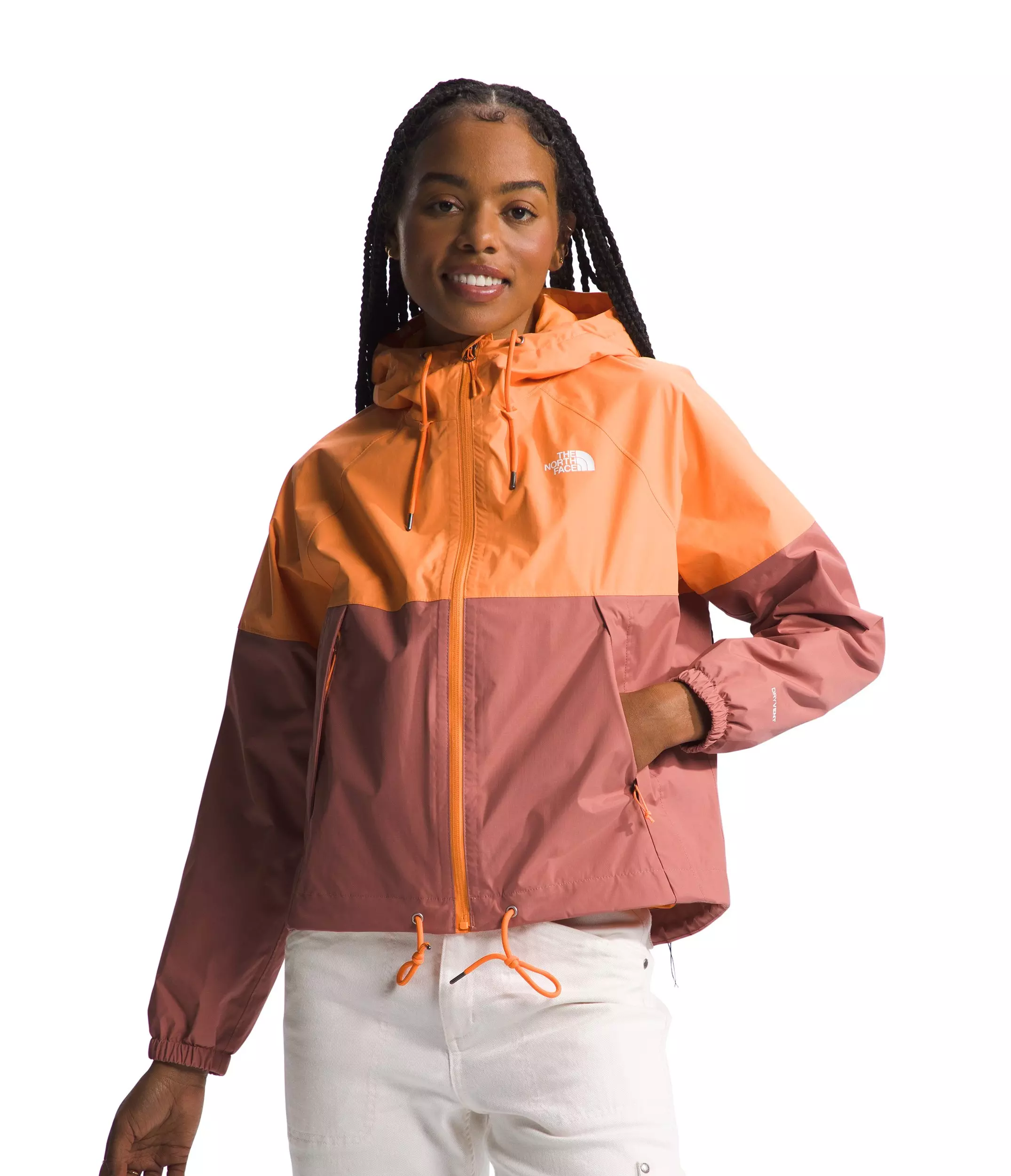 The North Face Women's Antora Rain Hooded Jacket - PEACH