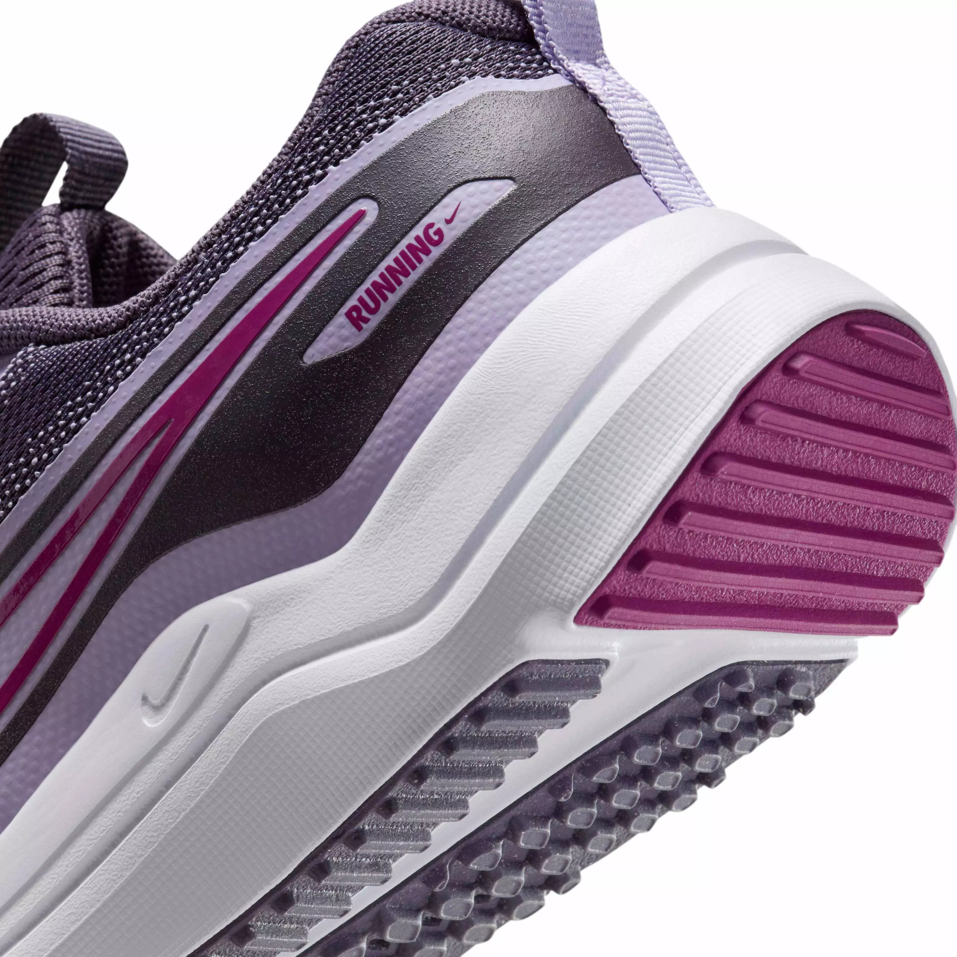 Nike Cosmic Runner "Dark Raisin/Hydrangeas/White/Hot Fuchsia" Grade School Girls' Shoe - DK RAISIN/HYDRANGEAS/WHITE/FUCHSIA