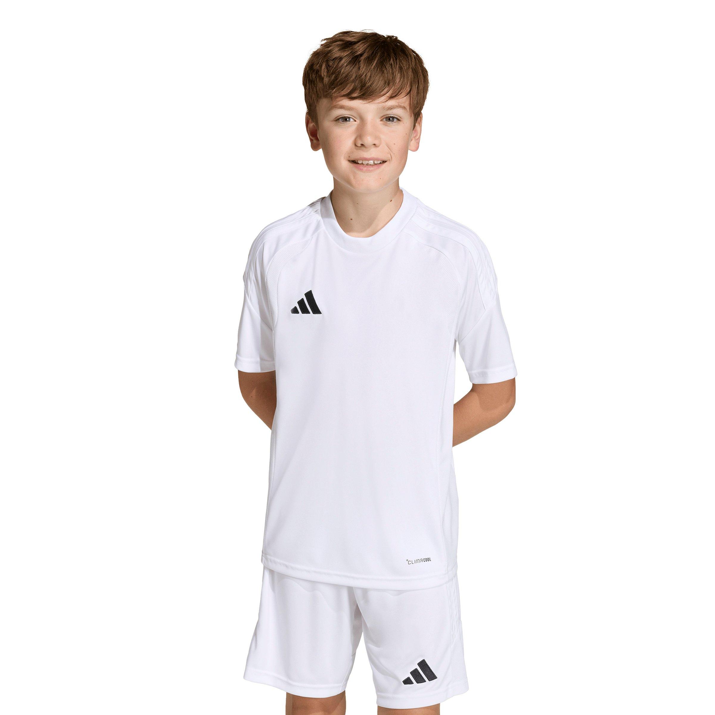 adidas Tiro26 Big Boys' White Soccer League Jersey
