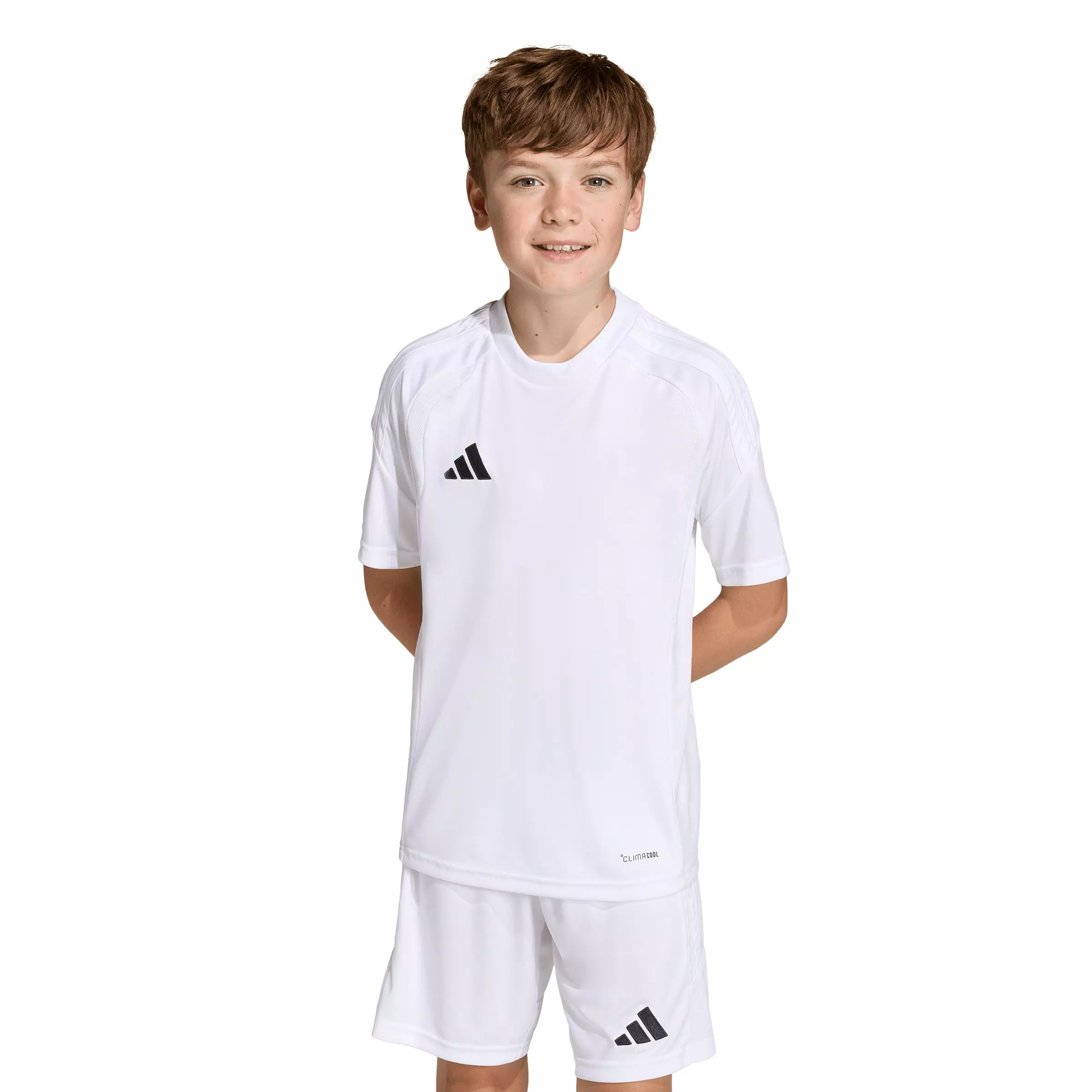 adidas Big Boys' Tiro26 Soccer League Jersey - White - WHITE