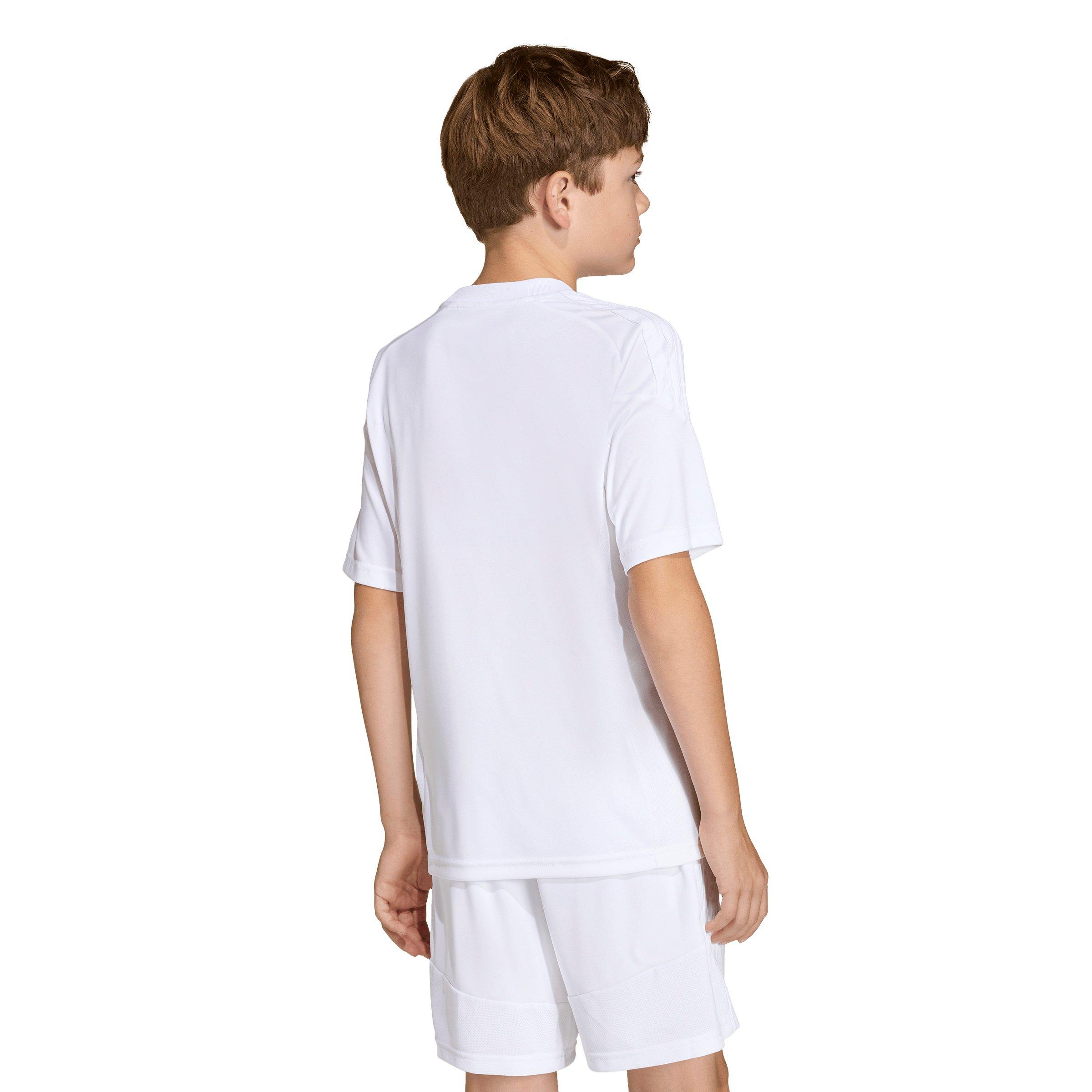 adidas Tiro26 Big Boys' White Soccer League Jersey