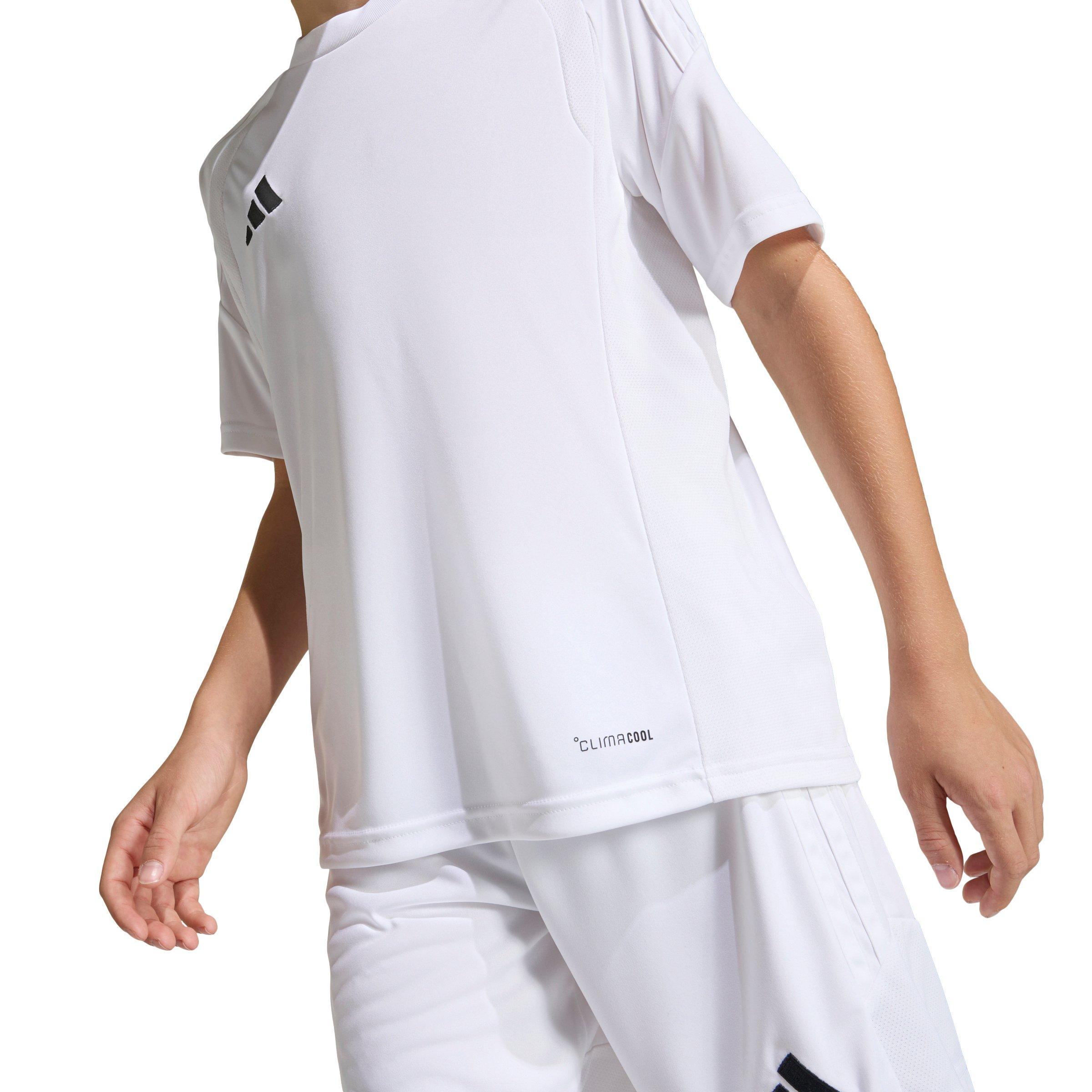 adidas Big Boys' Tiro26 Soccer League Jersey - White - WHITE Thumbnail View 4