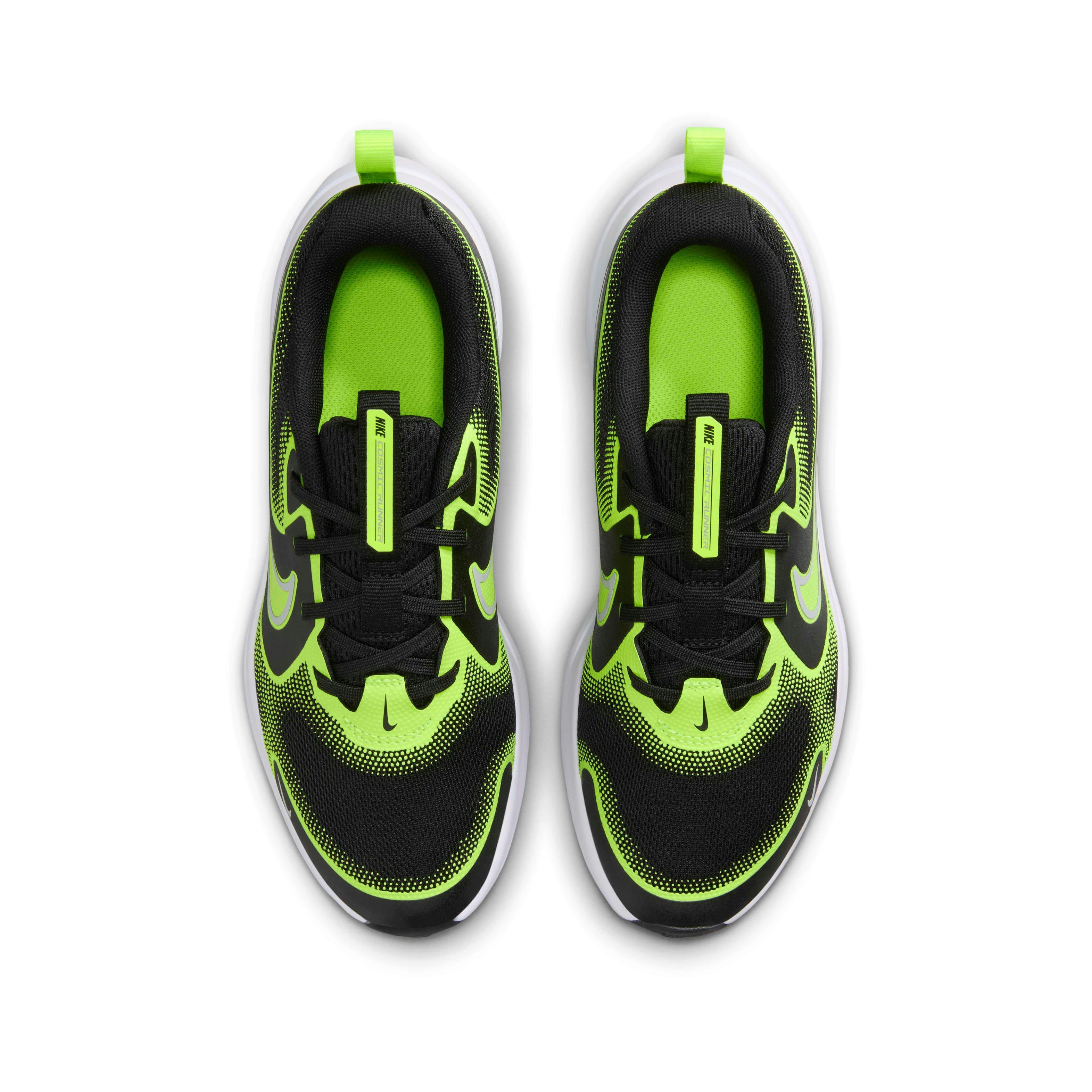 Nike Cosmic Runner Grade School Boys'  "Black/Volt/Wolf Grey" Running Shoe