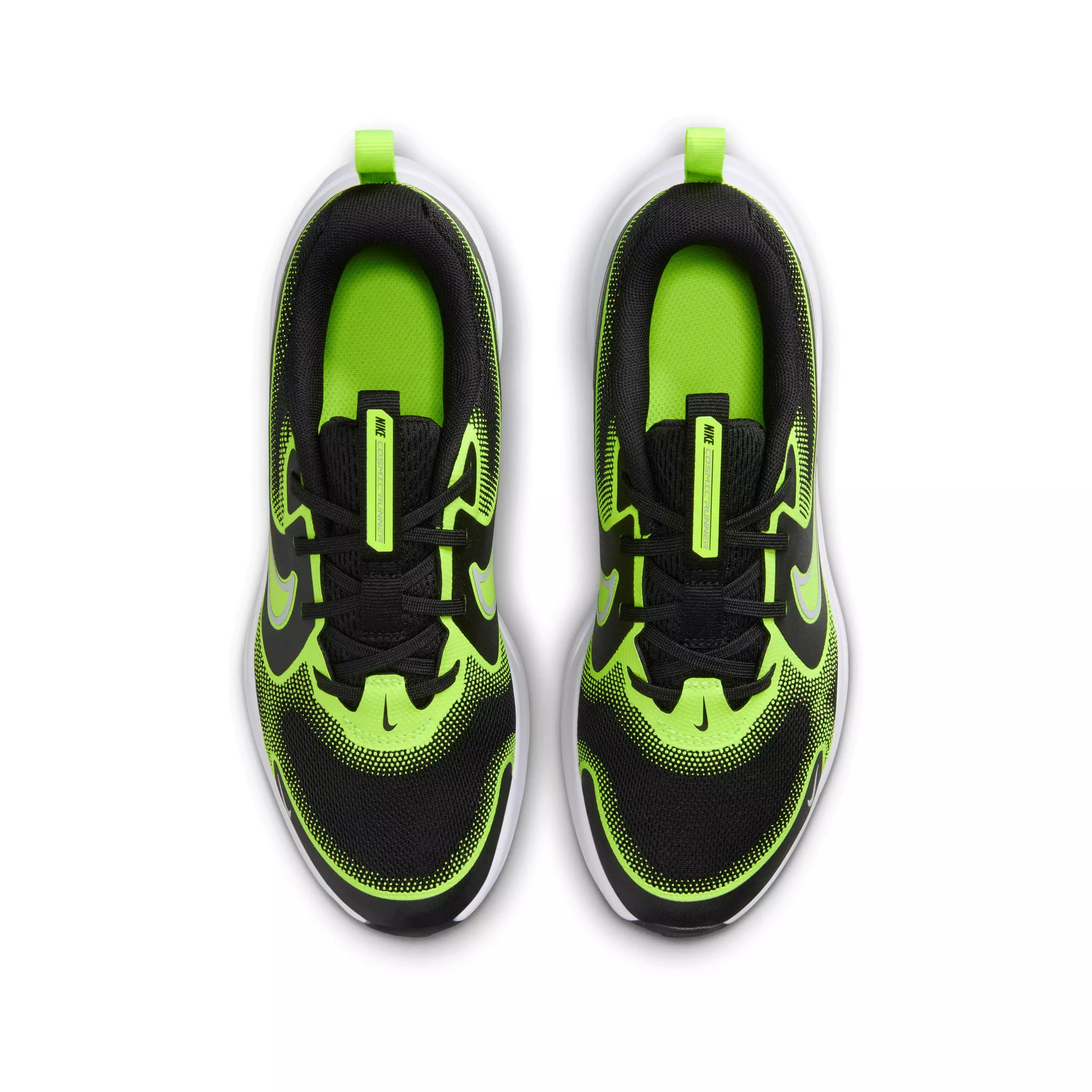 Nike Cosmic Runner "Black/Volt/Wolf Grey" Grade School Boys' Running Shoe - BLACK/VOLT/GREY