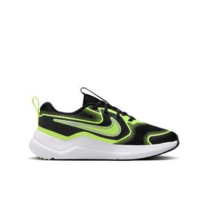 Nike Cosmic Runner "Black/Volt/Wolf Grey" Grade School Boys' Running Shoe