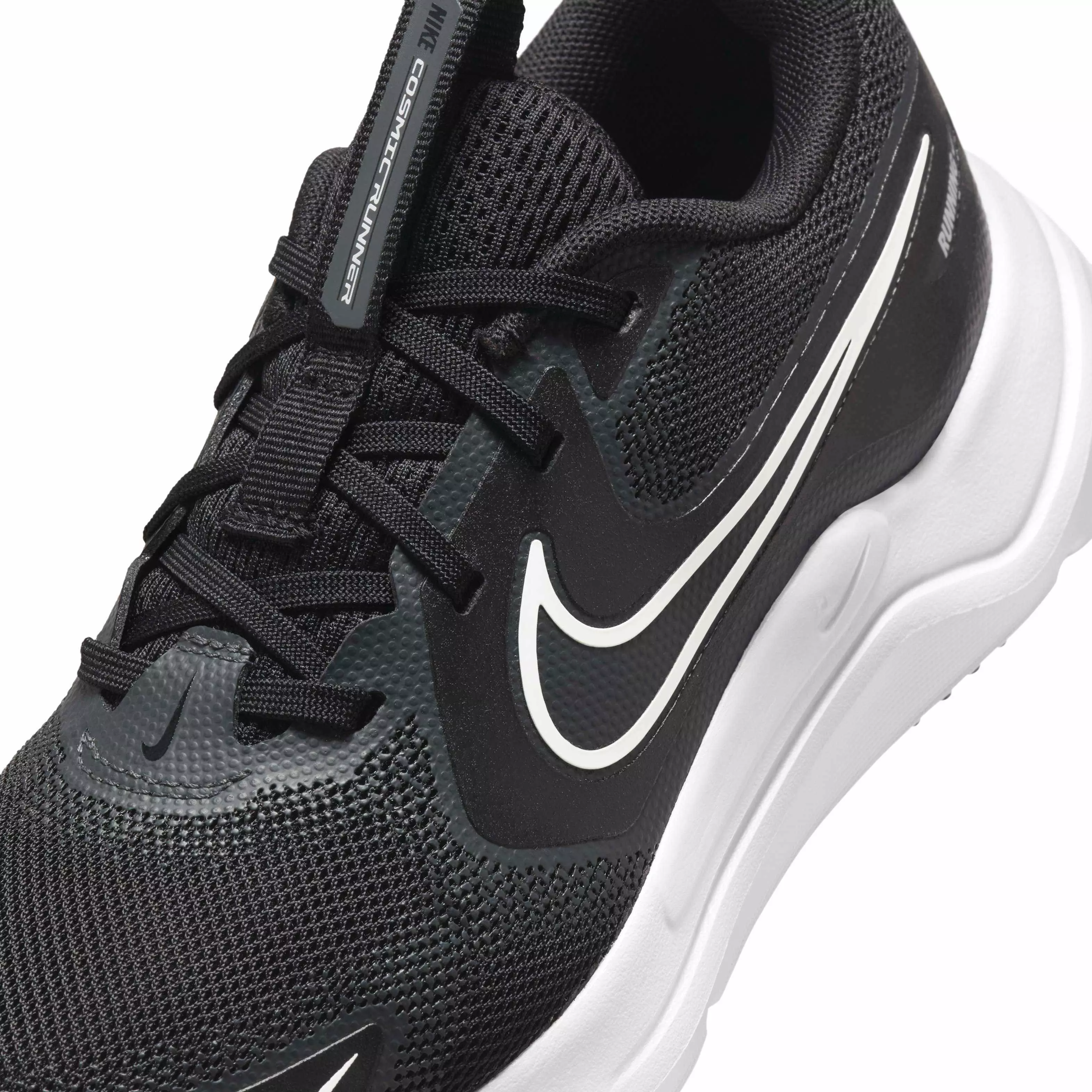 Nike Cosmic Runner "Black/Anthracite/White" Grade School Boys' Running Shoe - BLACK/ANTHRACITE/WHITE