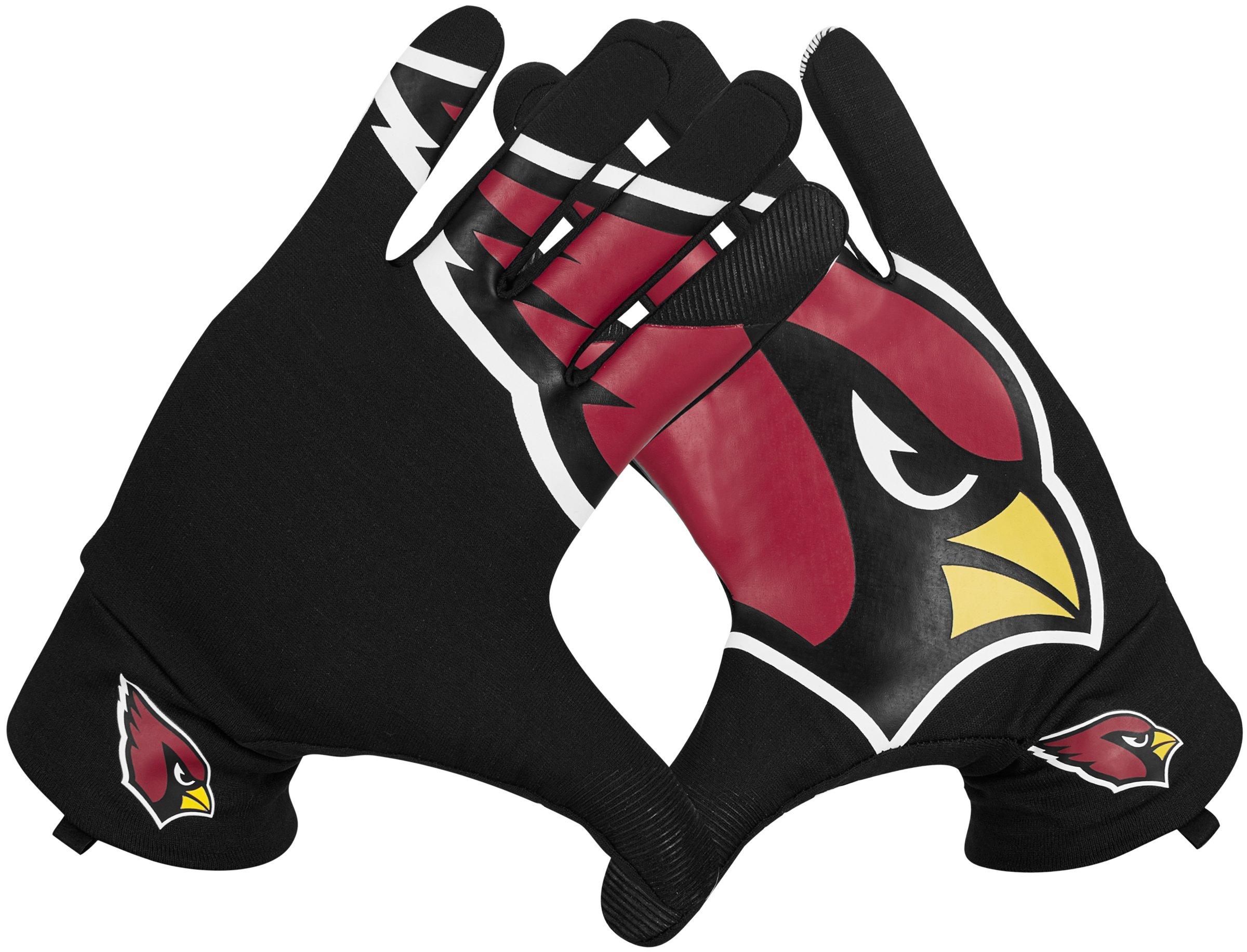 Nike Arizona Cardinals Sphere Fan Gloves - BLACK/WHITE/RED Thumbnail View 1