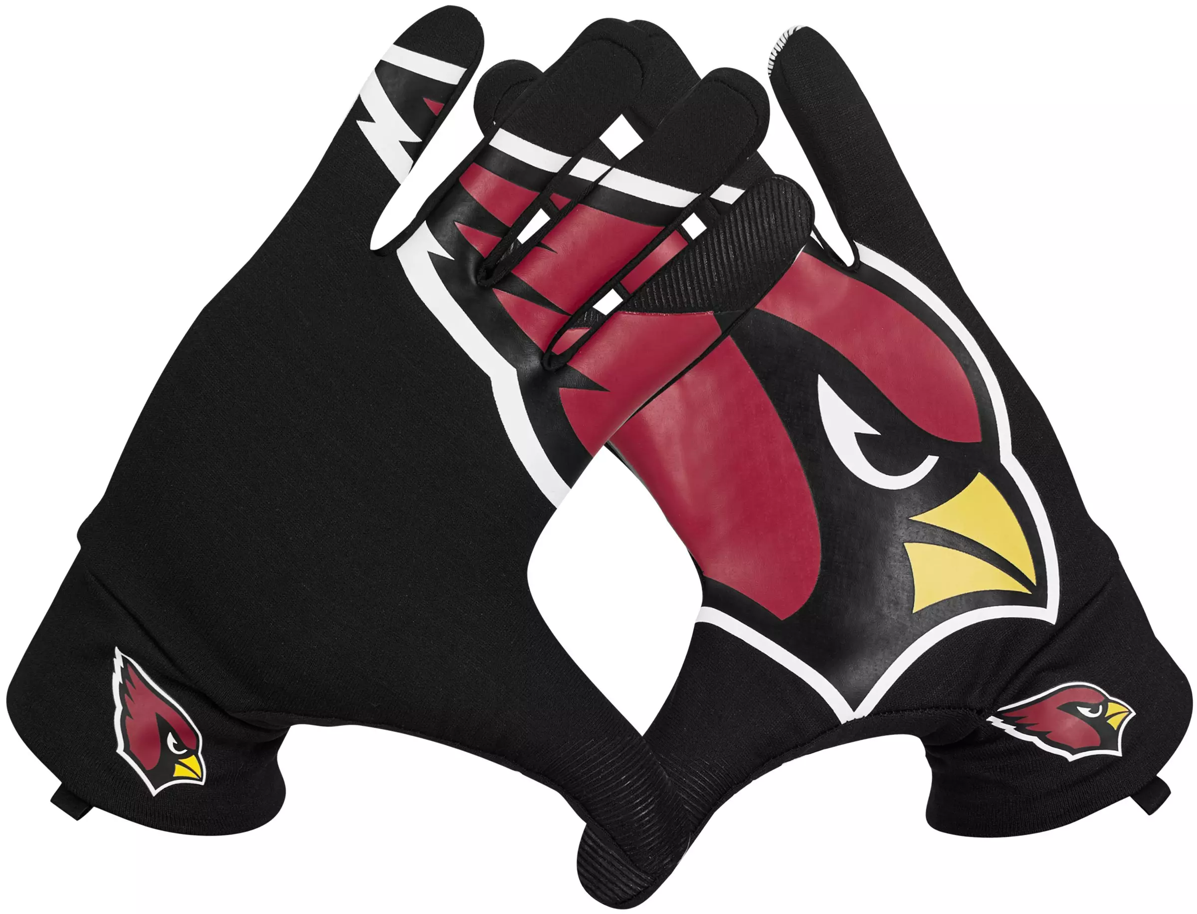 Nike Arizona Cardinals Sphere Fan Gloves - BLACK/WHITE/RED