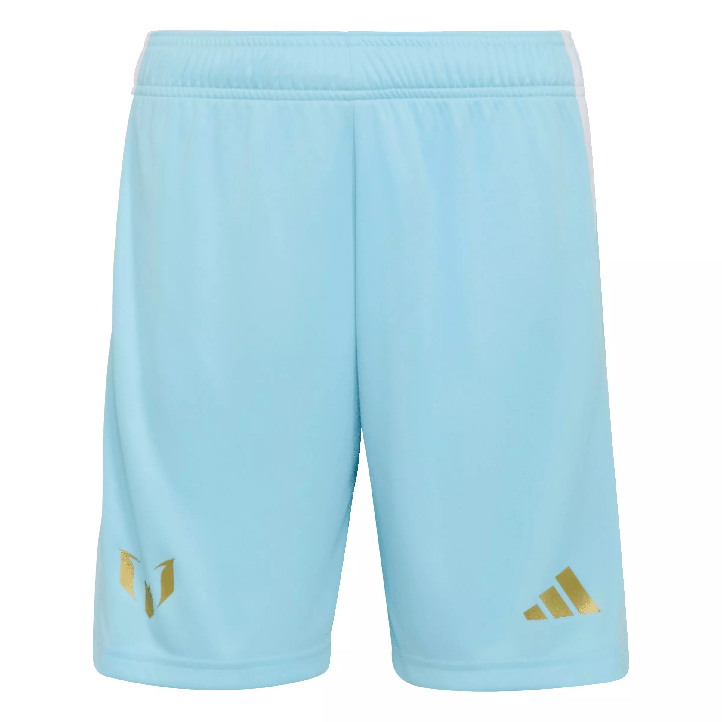 adidas Big Boys' Messi Tiro League Soccer Shorts - Light Blue - LT BLUE
